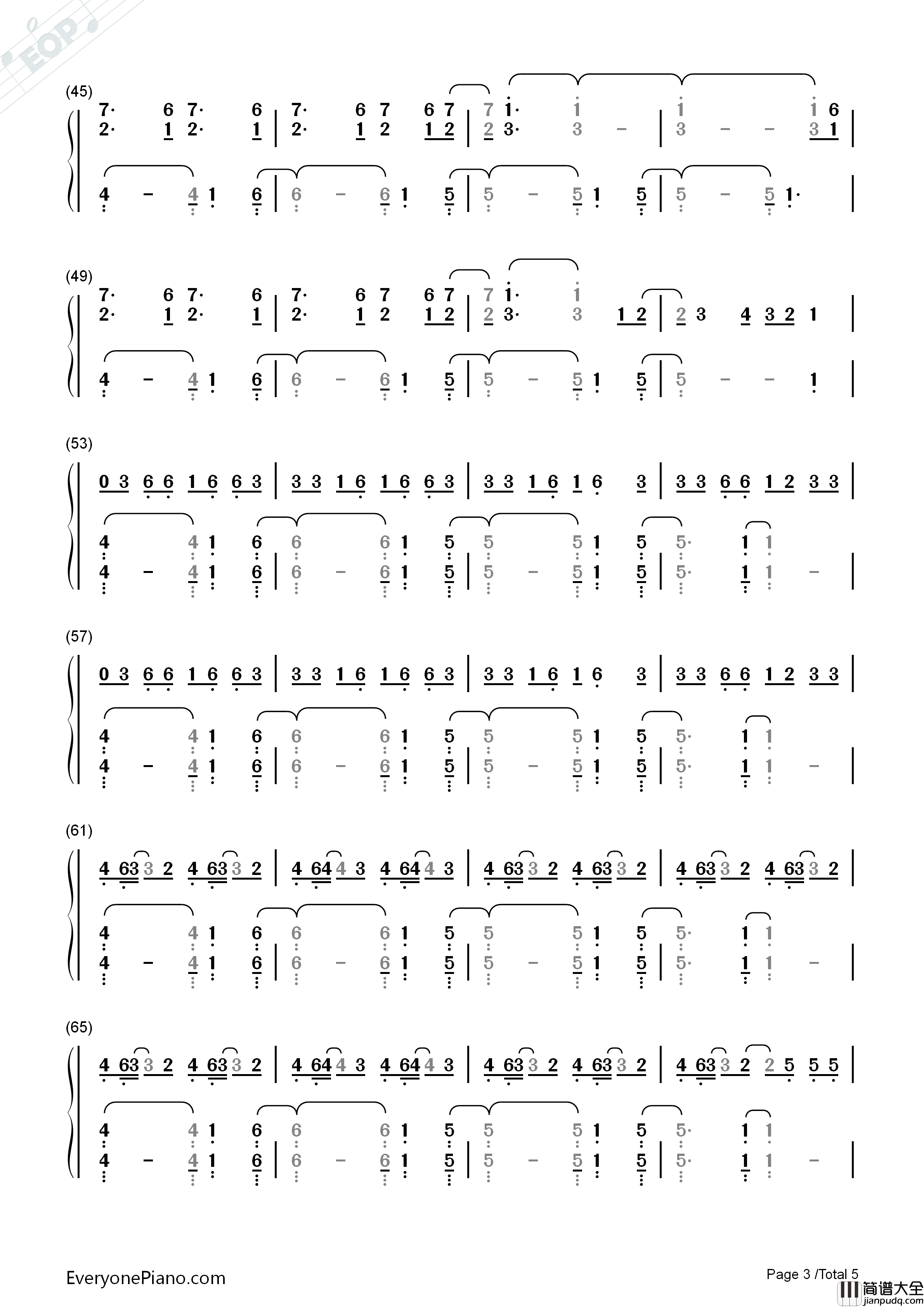 There's_Nothing_Holdin'_Me_Back钢琴简谱_Shawn_Mendes演唱