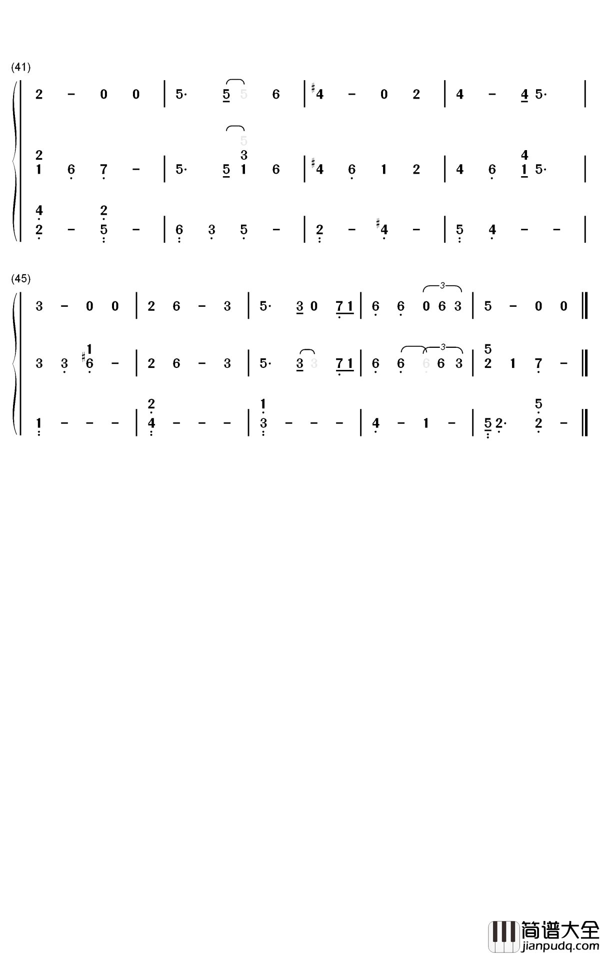 When_Will_My_Life_Begin钢琴简谱_数字双手_Mandy_Moore