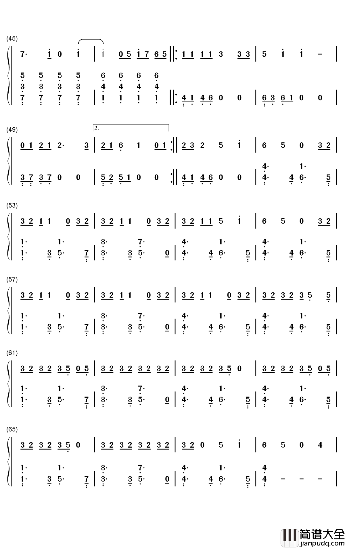 Birthday钢琴简谱_数字双手_Anne_Marie