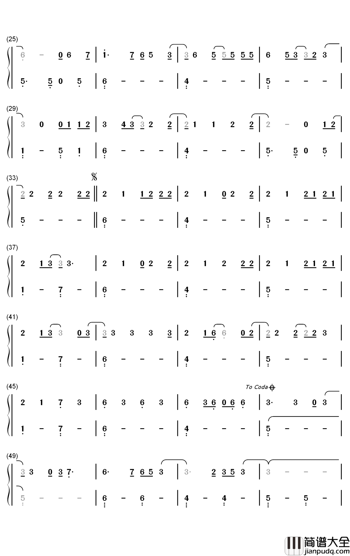 Underdog钢琴简谱_数字双手_Alicia_Keys