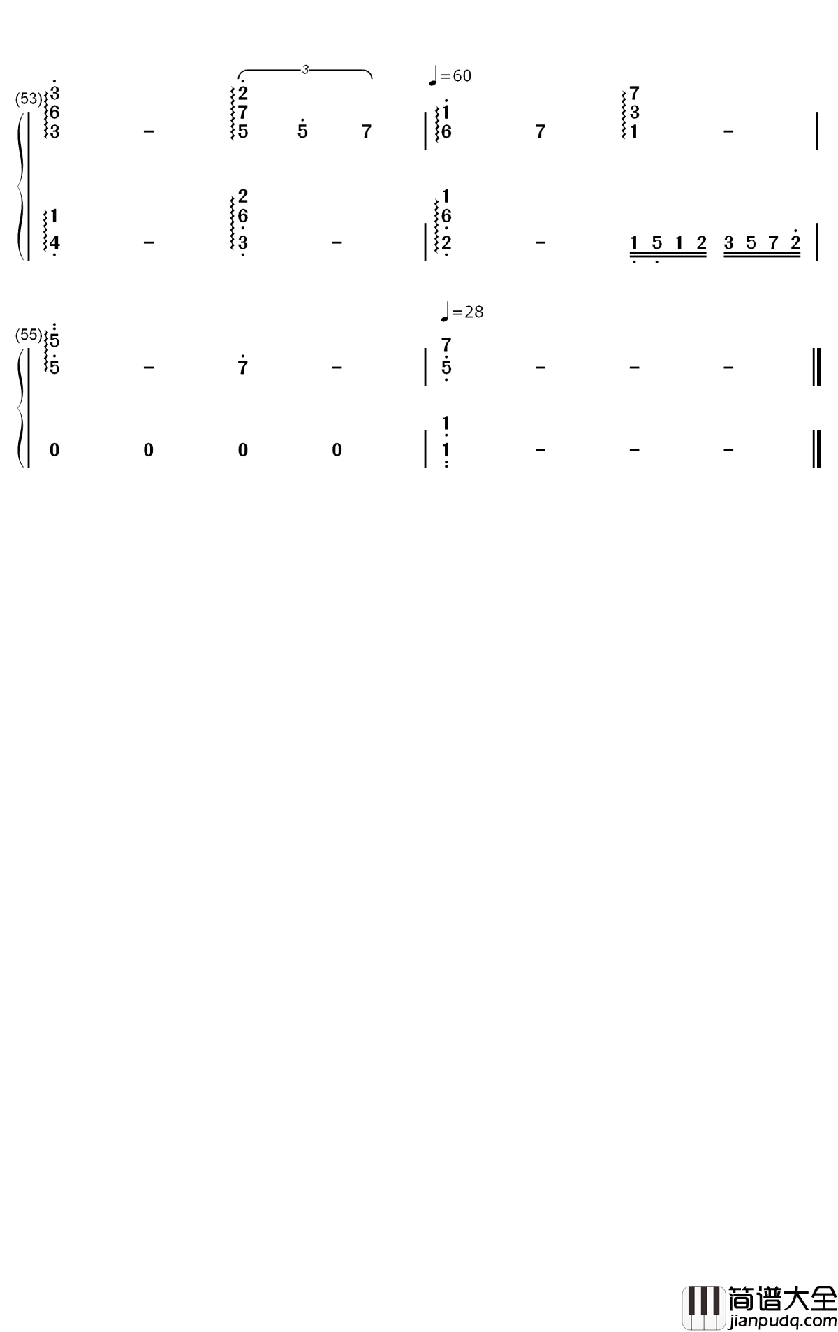 Eutopia钢琴简谱_Yoohsic_Roomz歌曲_数字双手曲谱
