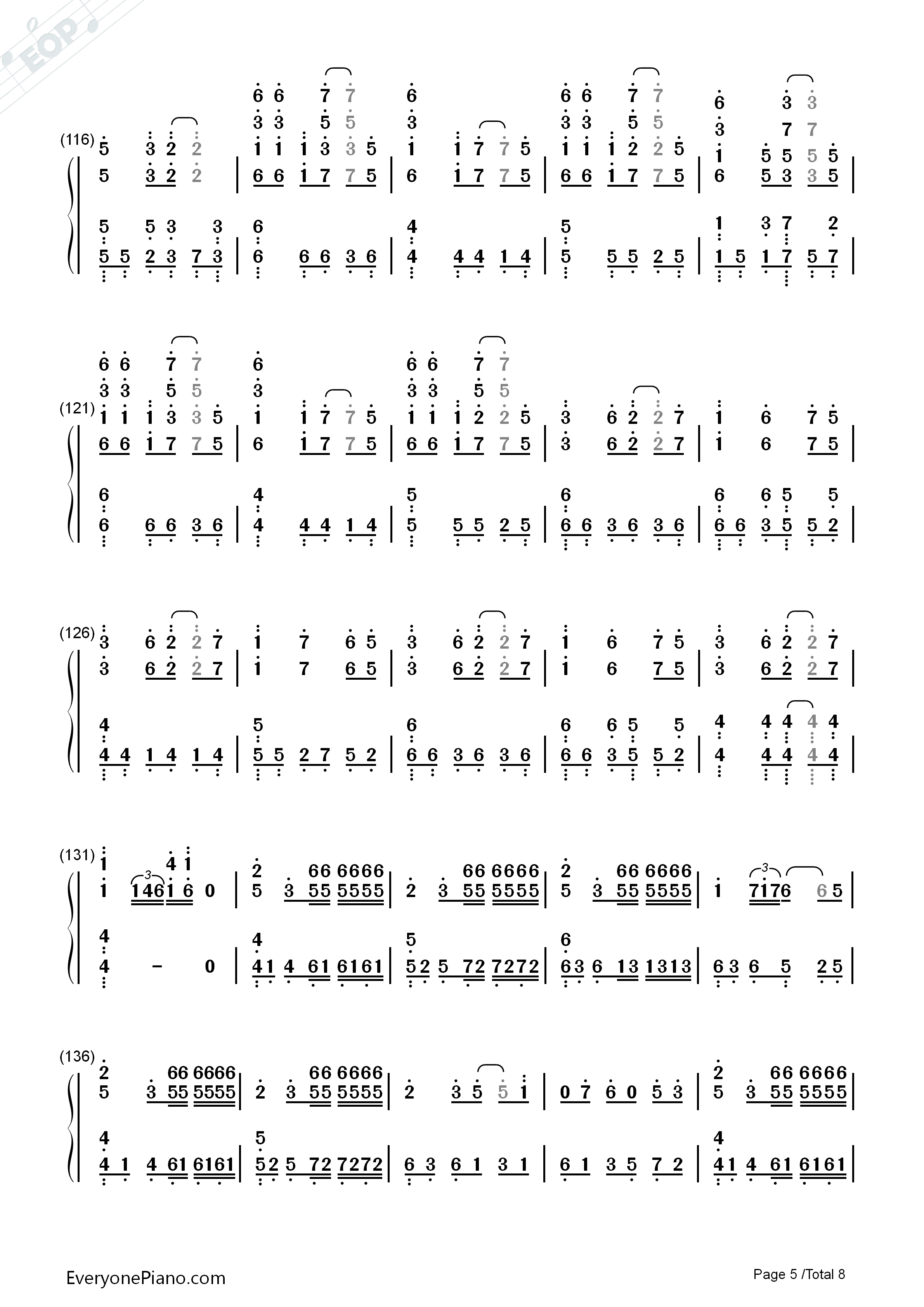 千本樱变奏曲钢琴简谱_未知演唱