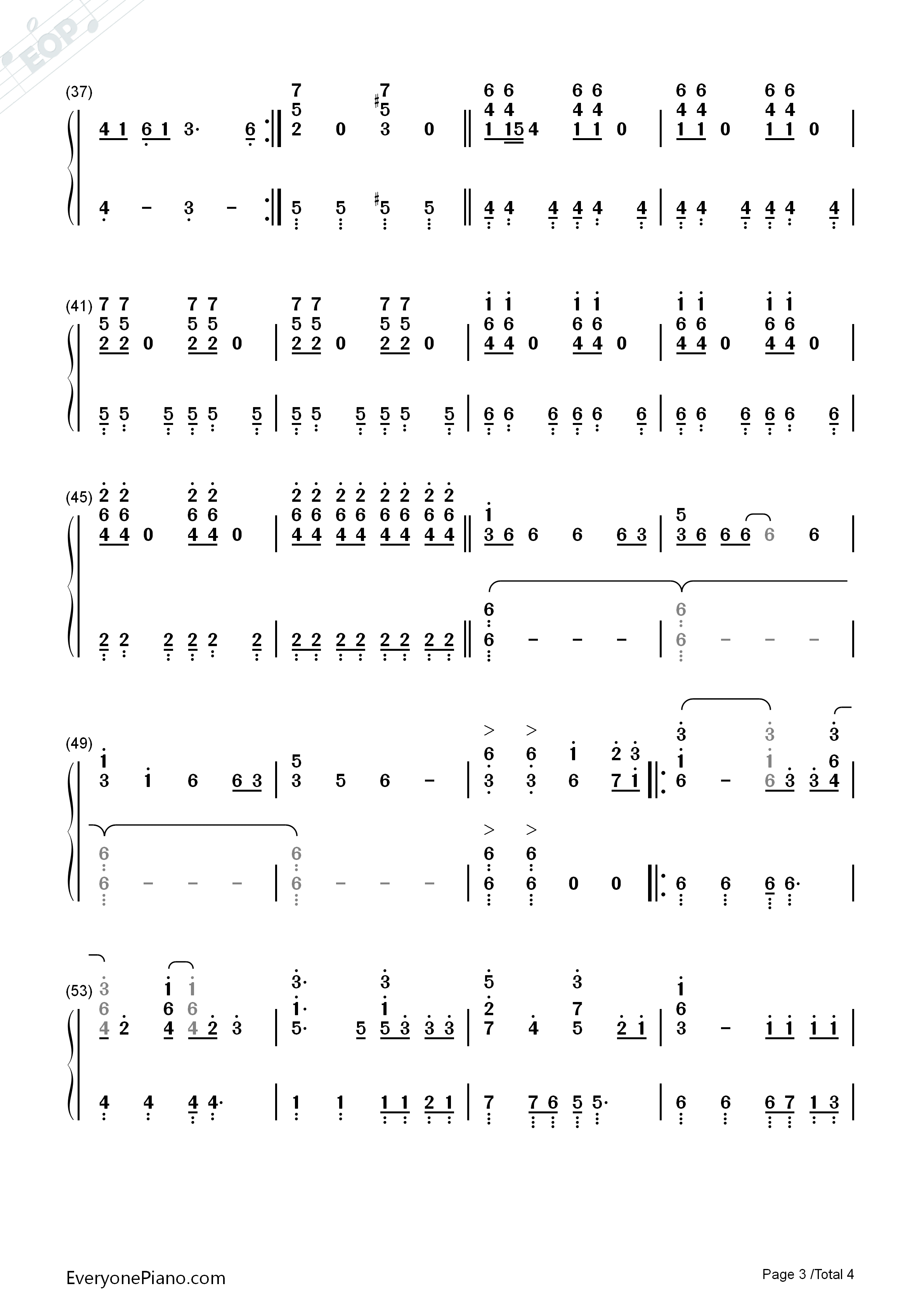 It's_My_Life钢琴简谱_Bonjovi演唱