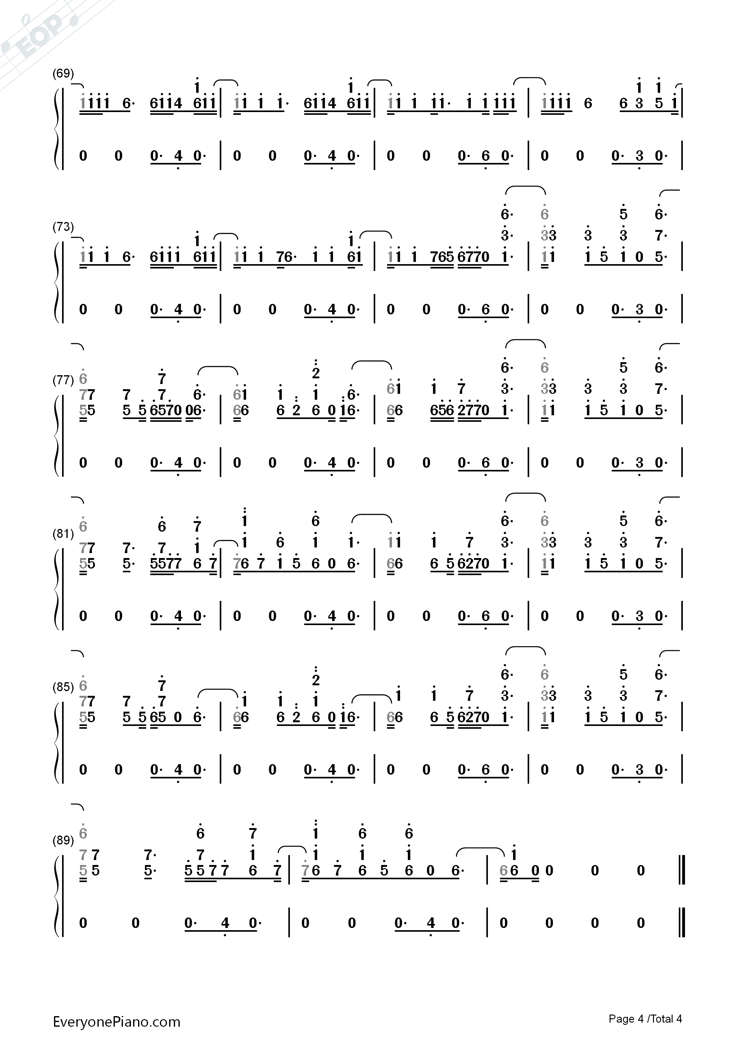 Remember_I_Told_You钢琴简谱_Nick_Jonas演唱