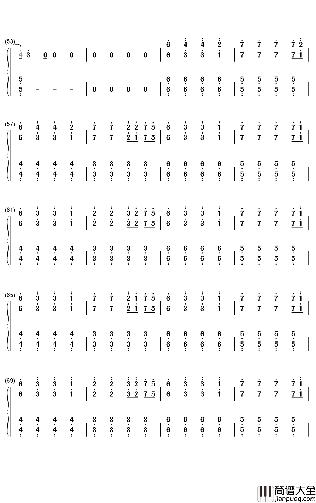 In_The_End钢琴简谱_数字双手_Tommee_Profitt_Fleurie_Jung_Youth