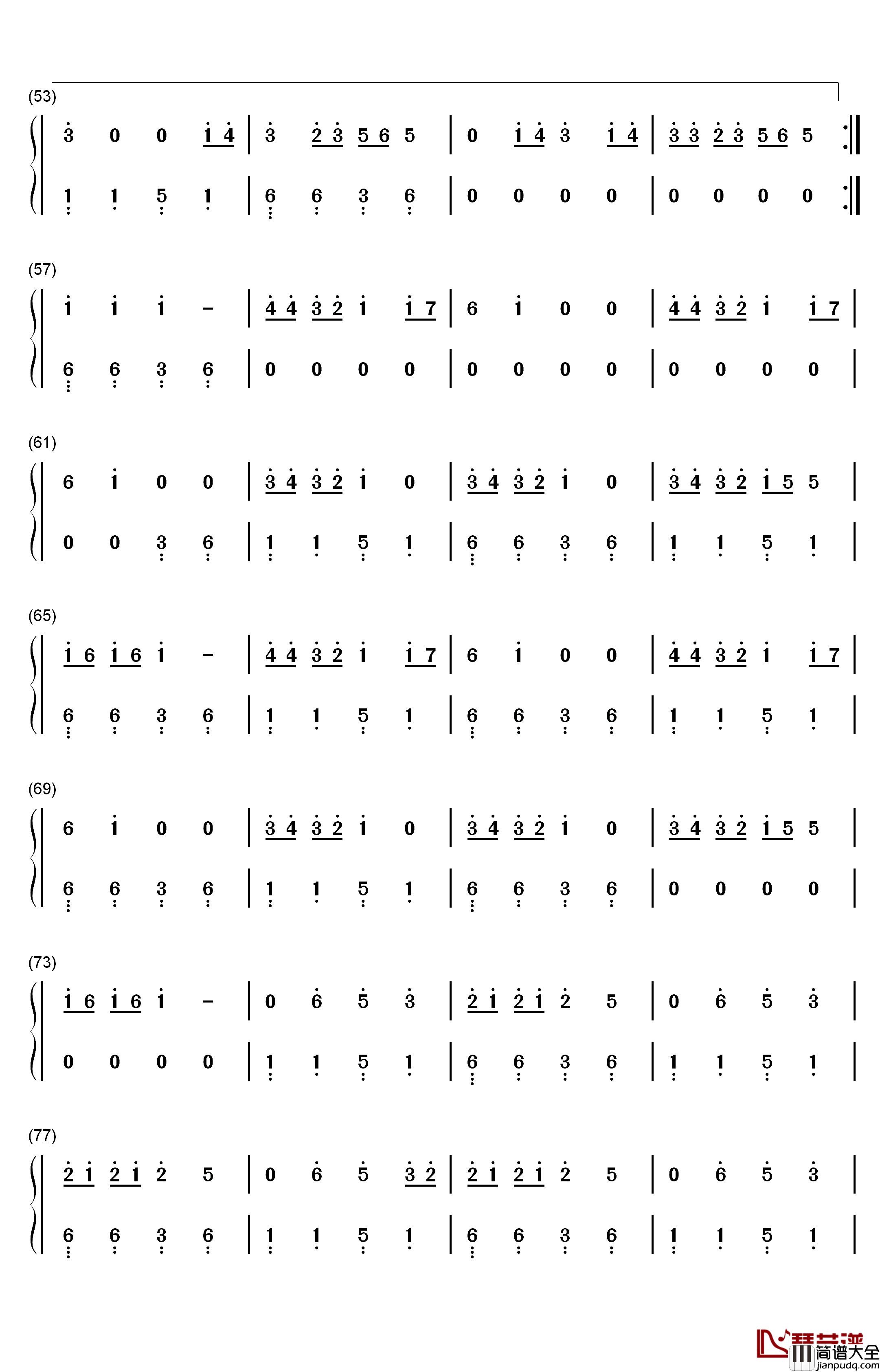 Truth_Hurts钢琴简谱_数字双手_Lizzo