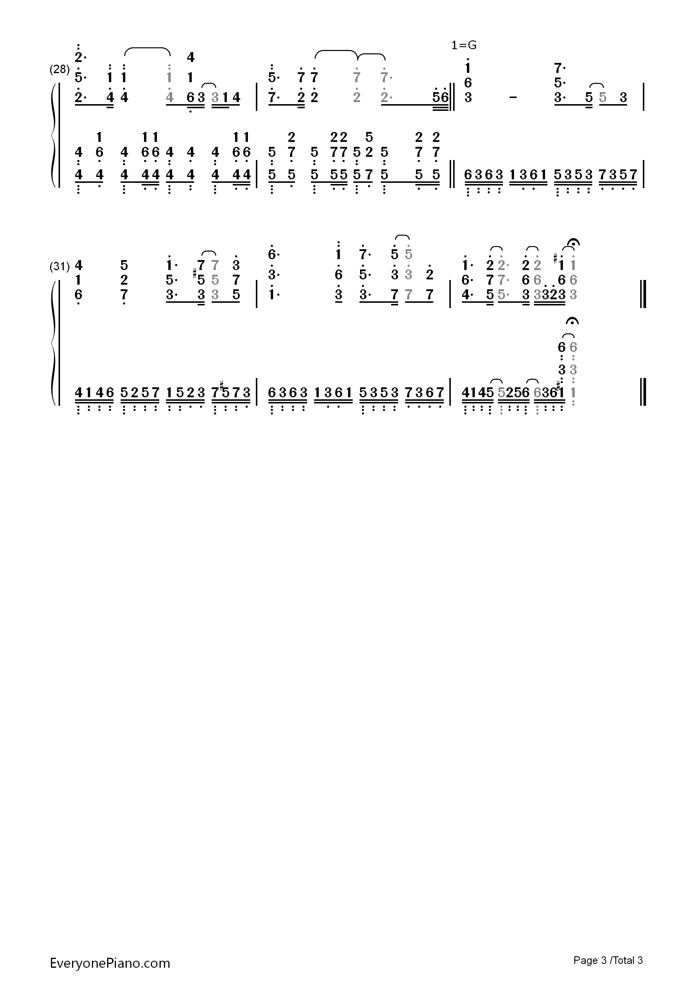To_the_Beginning钢琴简谱_Kalafina演唱