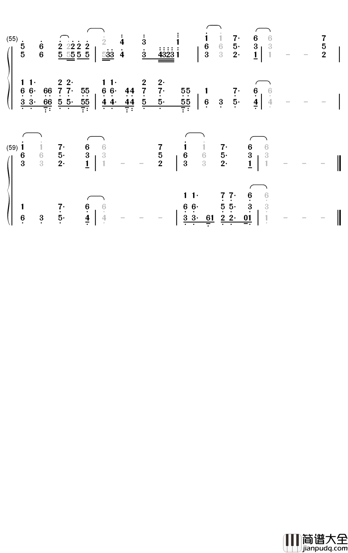 Hide钢琴简谱_数字双手_Juice_Wrld_Seezyn
