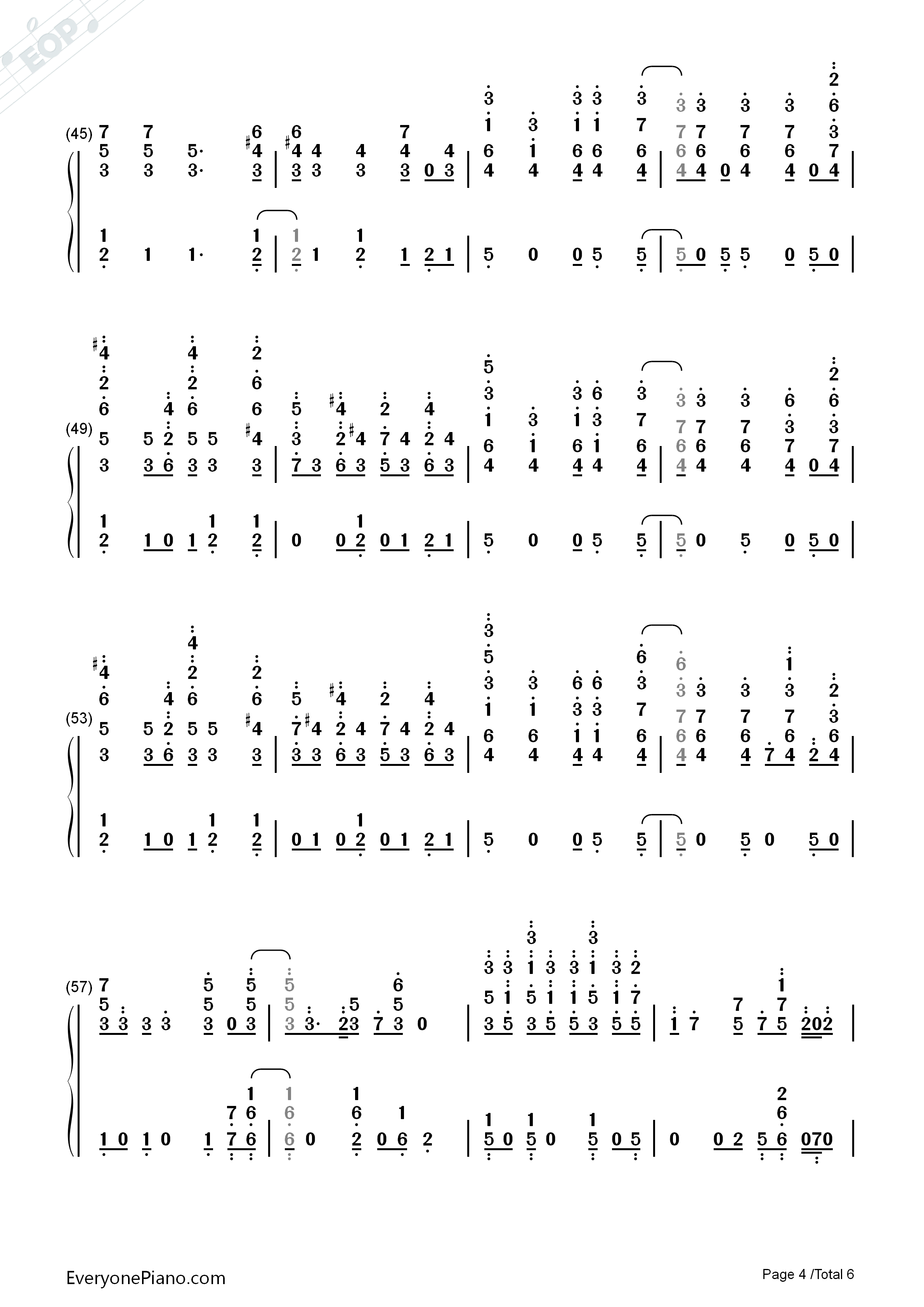 Heatstroke钢琴简谱_Calvin_Harris演唱