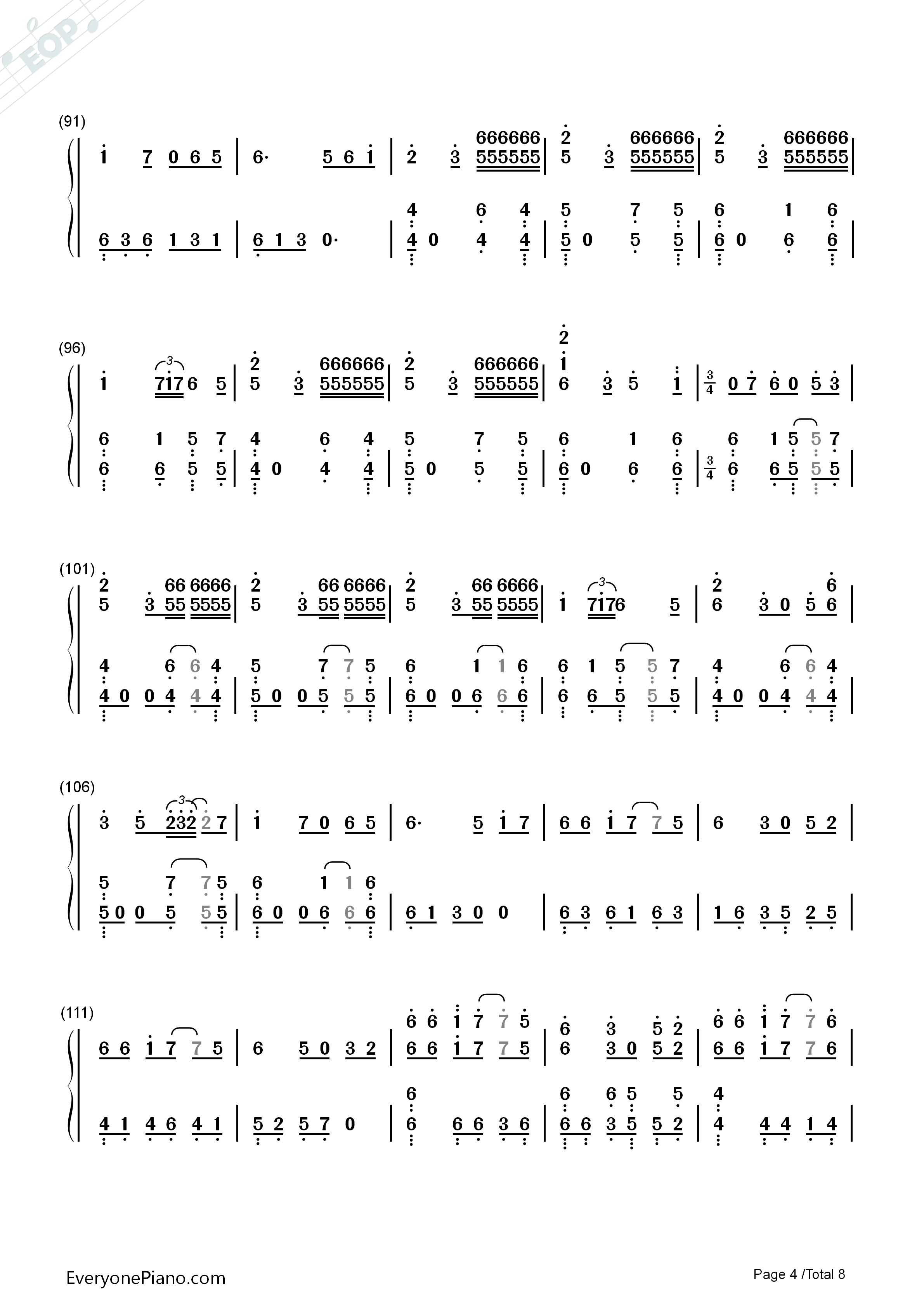 千本樱变奏曲钢琴简谱_未知演唱