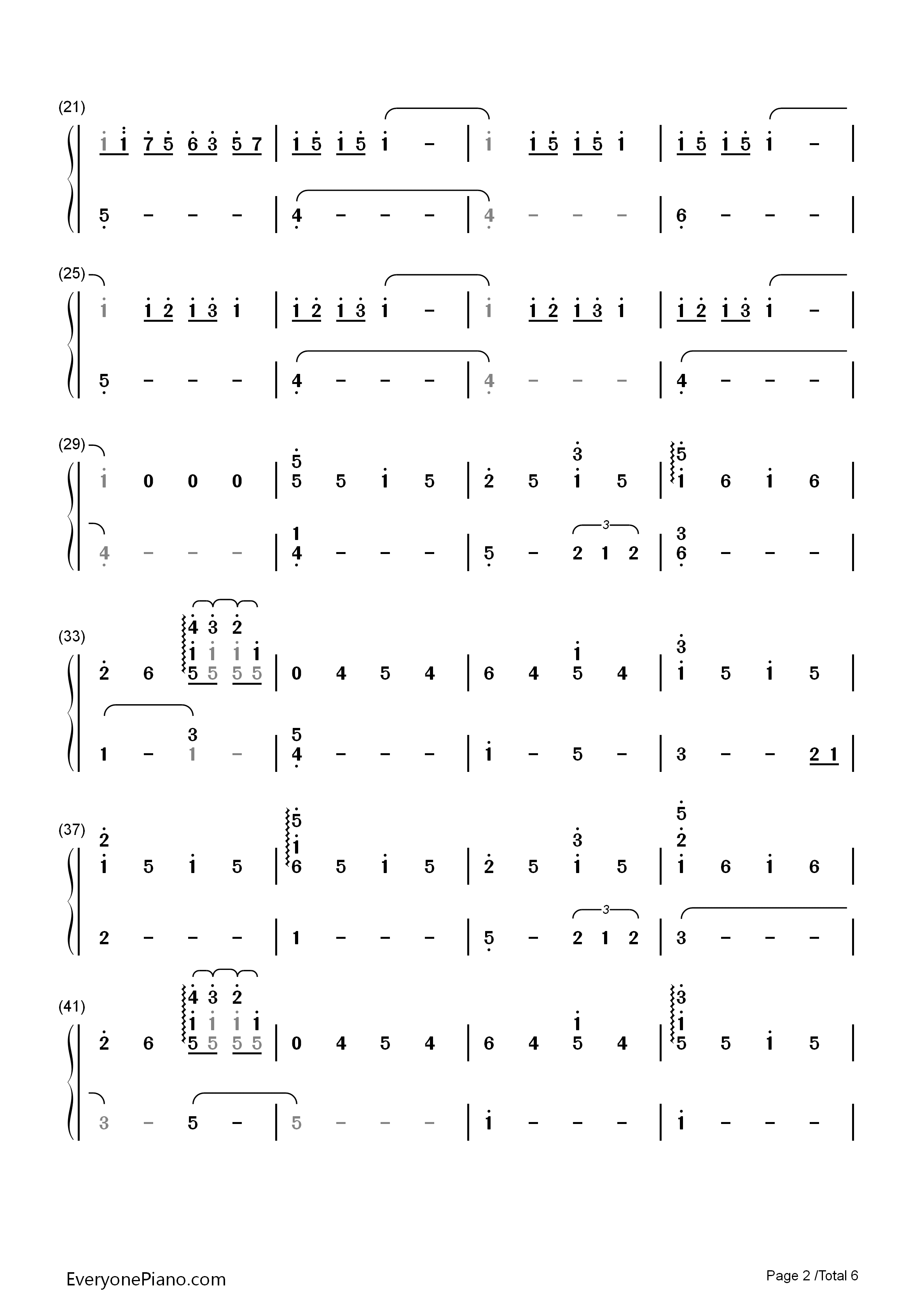 三葉のテーマ钢琴简谱_RADWIMPS演唱