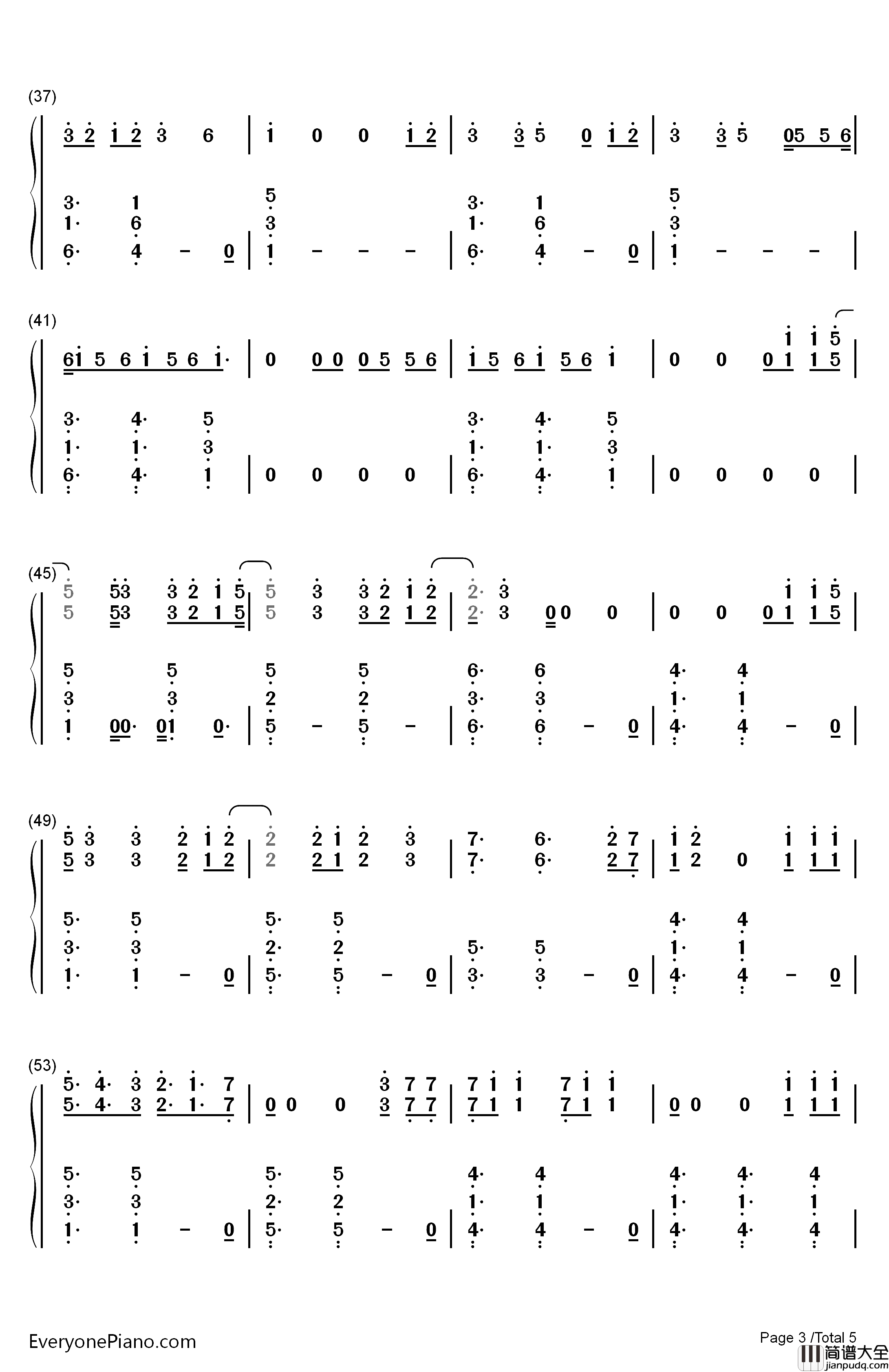 Bulletproof钢琴简谱_数字双手_Griffin_Oskar