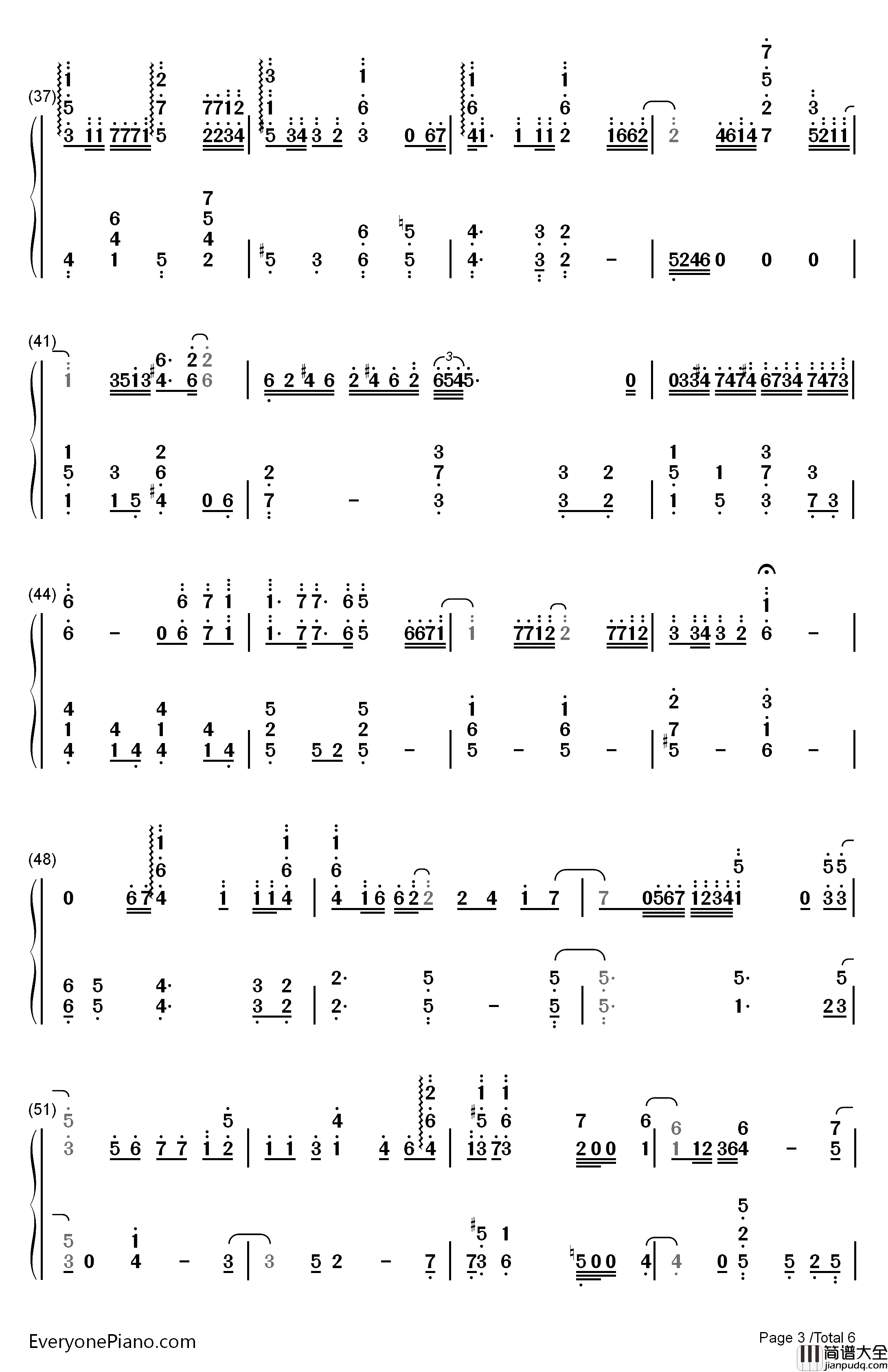 Once_in_a_While_Talk_of_The_Old_Days钢琴简谱_数字双手_加藤登纪子