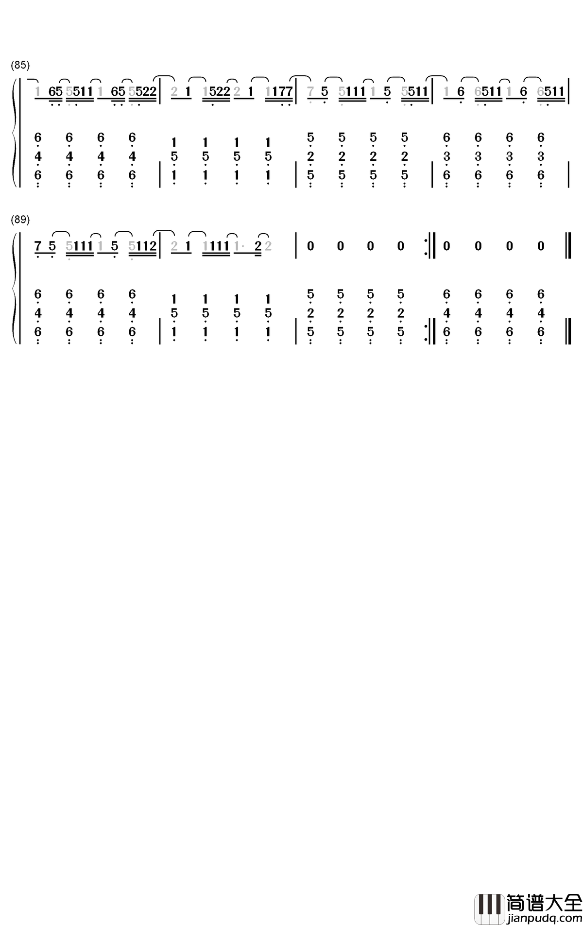 The_Blessing钢琴简谱_数字双手_Kari_Jobe_Cody_Carnes_Elevation_Worship