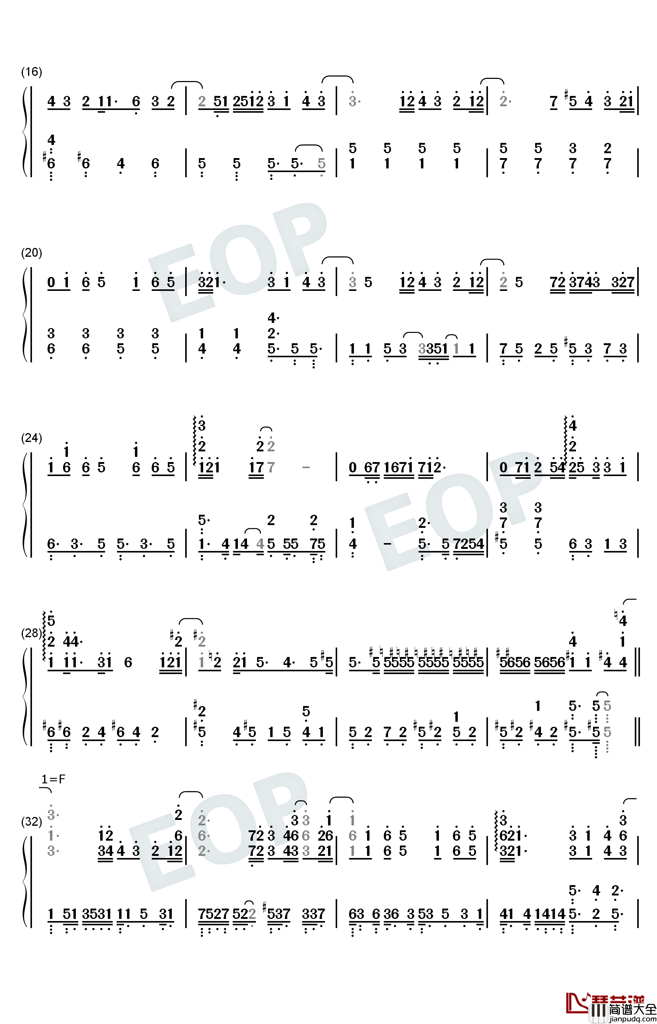 CheerS钢琴简谱_数字双手_ClariS