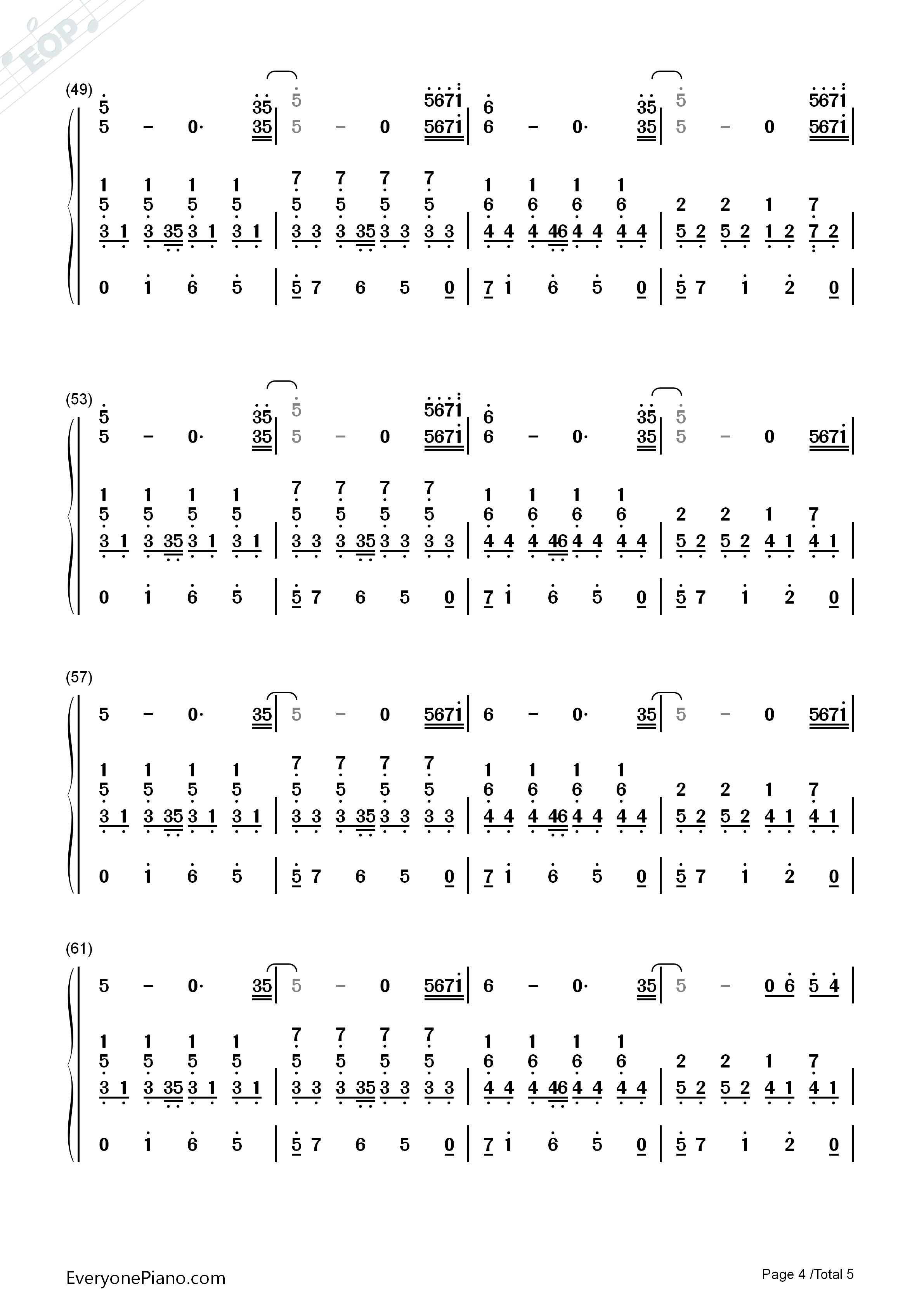 And_The_Winner_Is钢琴简谱_Gérard_Darmon演唱