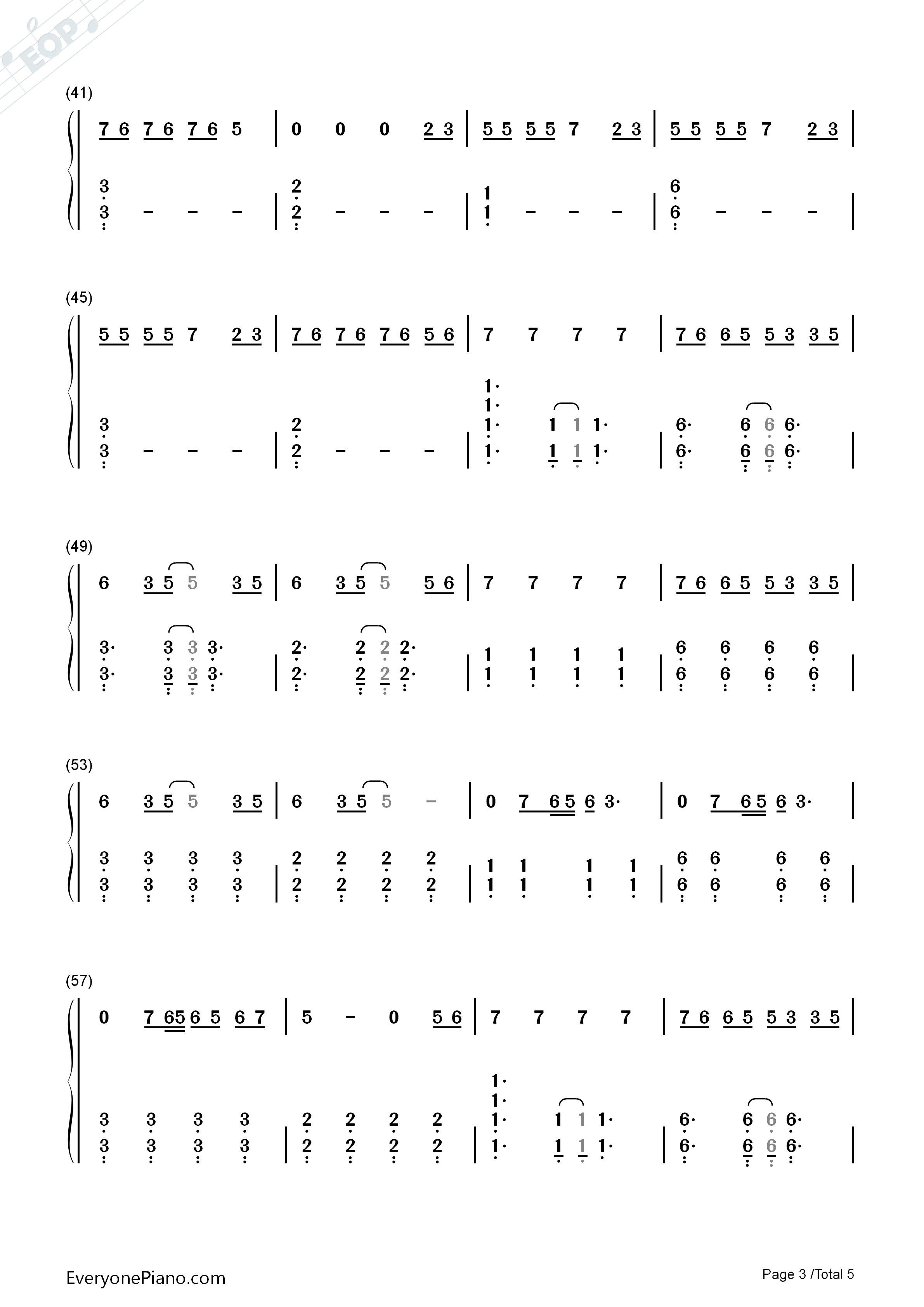 There_for_You钢琴简谱_Martin_Garrix演唱