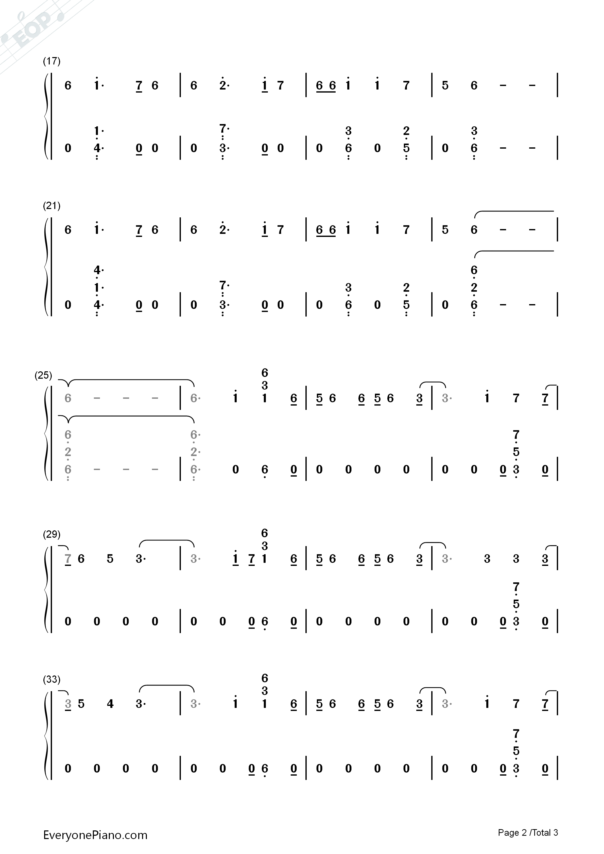 Hands_Of_Gold钢琴简谱_Ed_Sheeran演唱