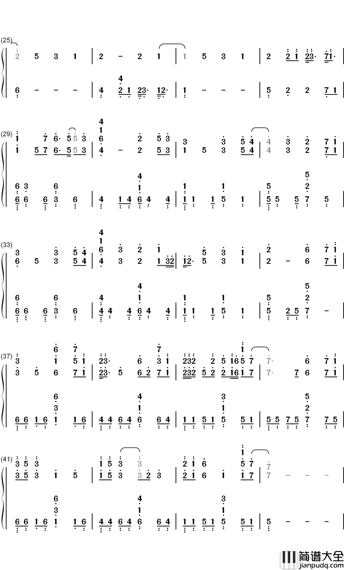 Can_We_Kiss_Forever钢琴简谱_数字双手_Kina_Adriana_Proenza