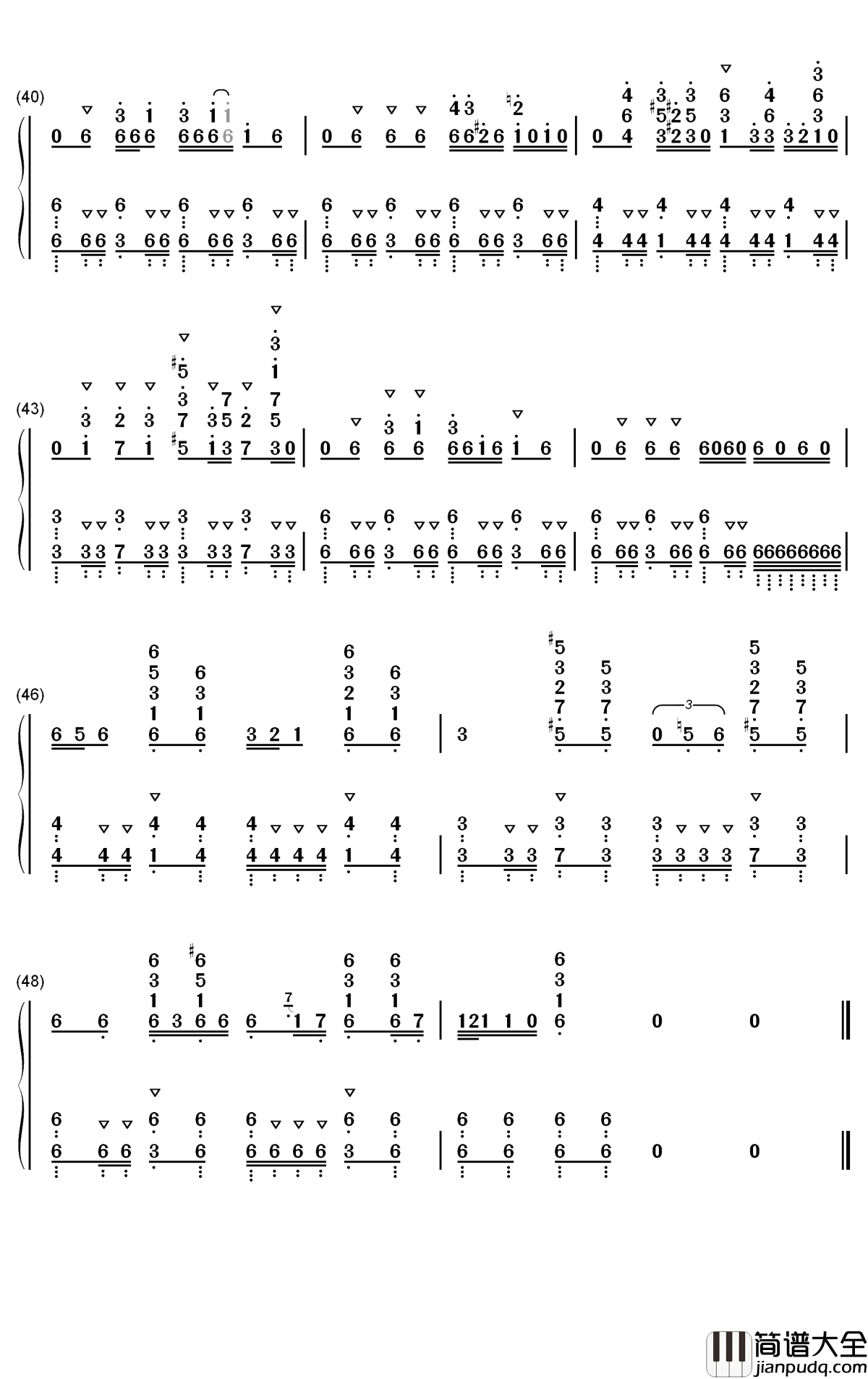 Strange_Meat_Pie钢琴简谱_数字双手_(K)NoW_NAME