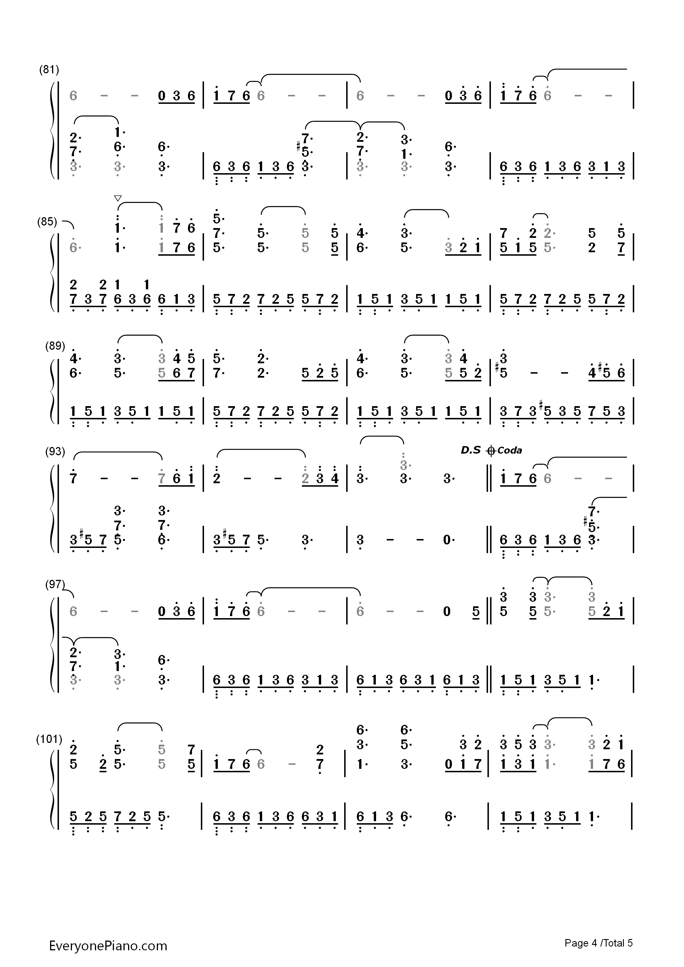 Felitsa(费丽萨)钢琴简谱_雅尼演唱
