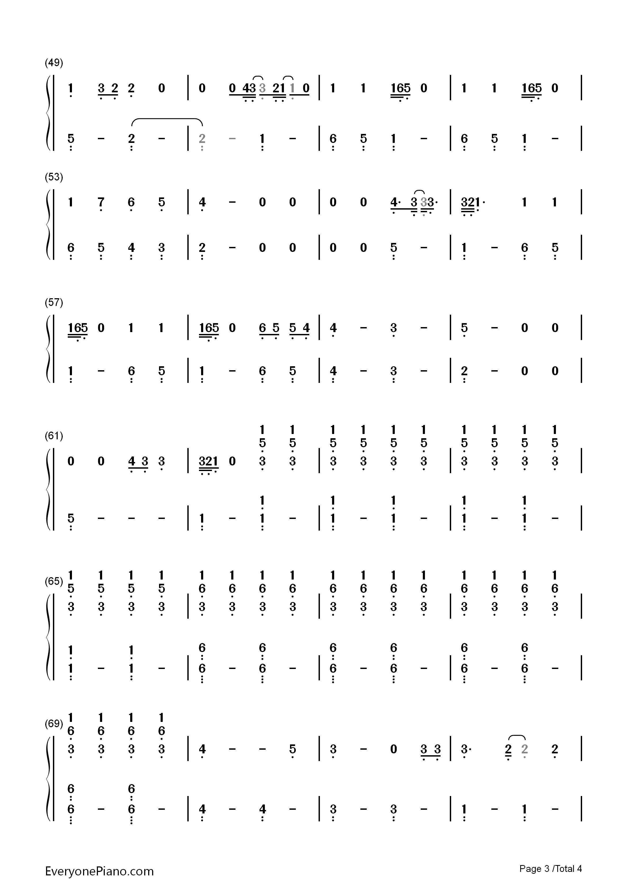 Sweet_Creature钢琴简谱_Harry_Styles演唱