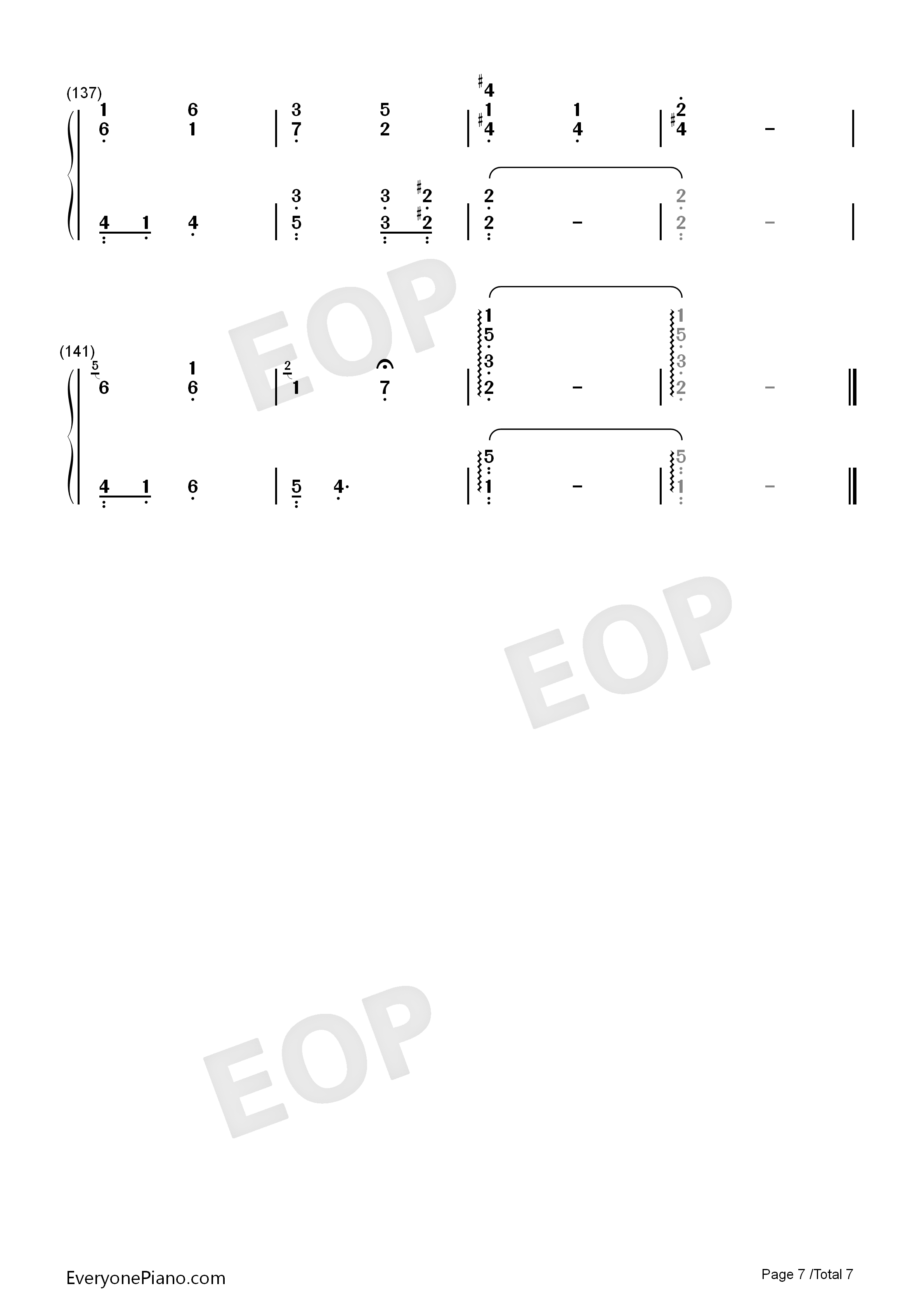 外面的世界钢琴简谱_齐秦__莫文蔚演唱