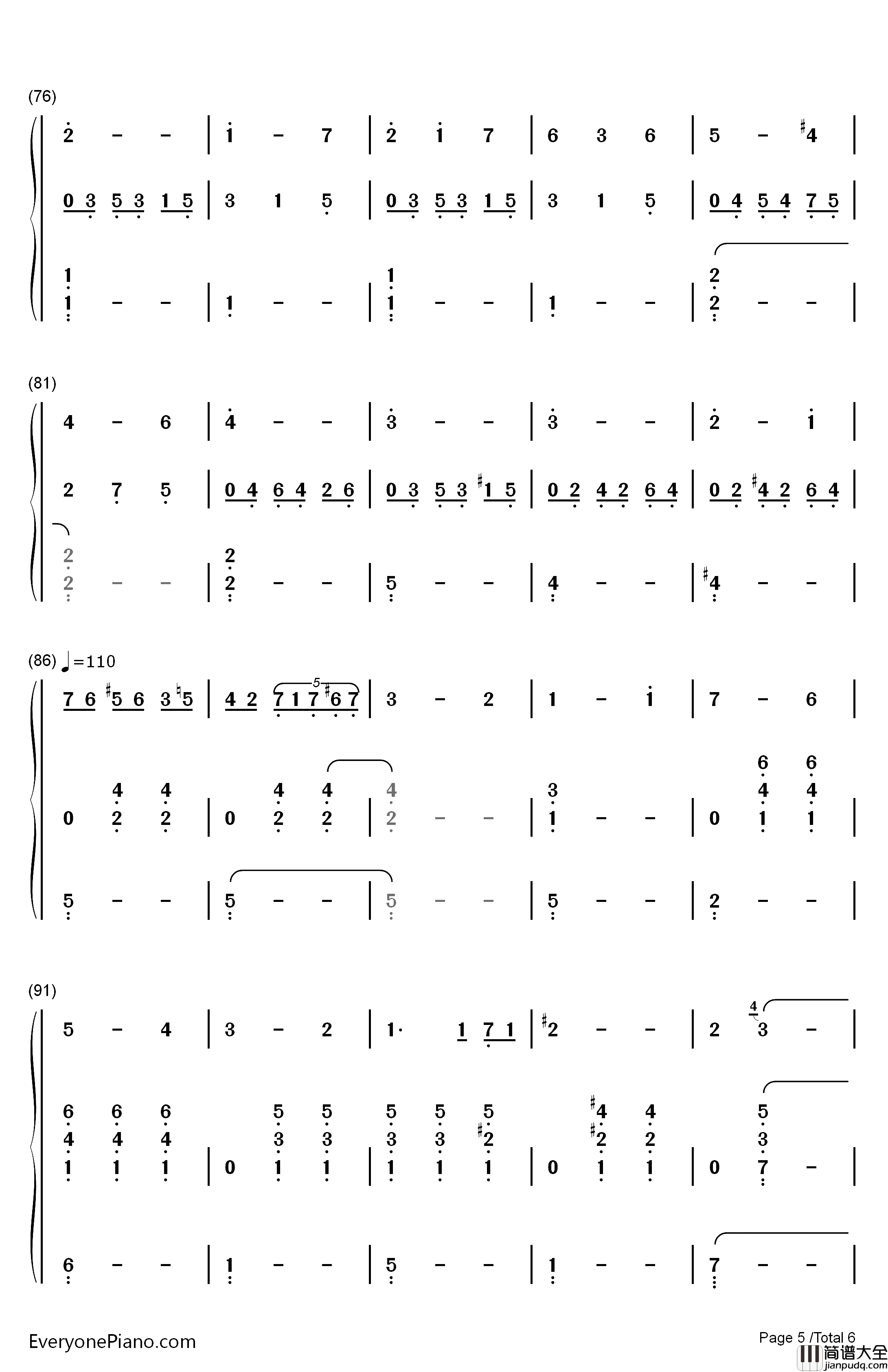 Angels_Serenade钢琴简谱_数字双手_Gaetano_Braga