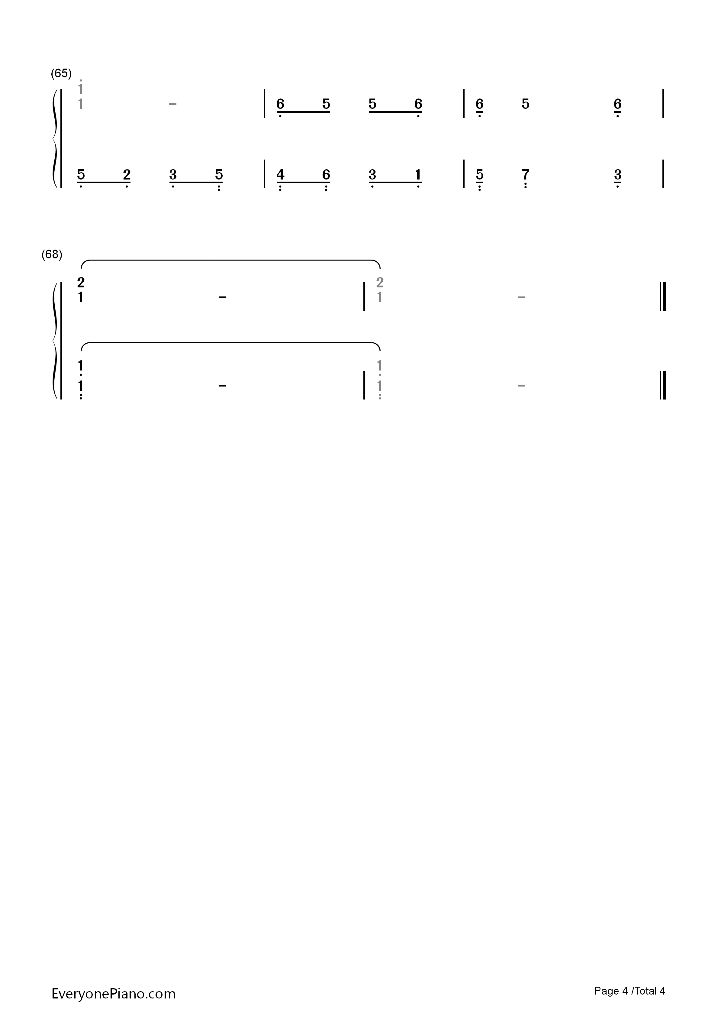 爱殇钢琴简谱_董贞演唱