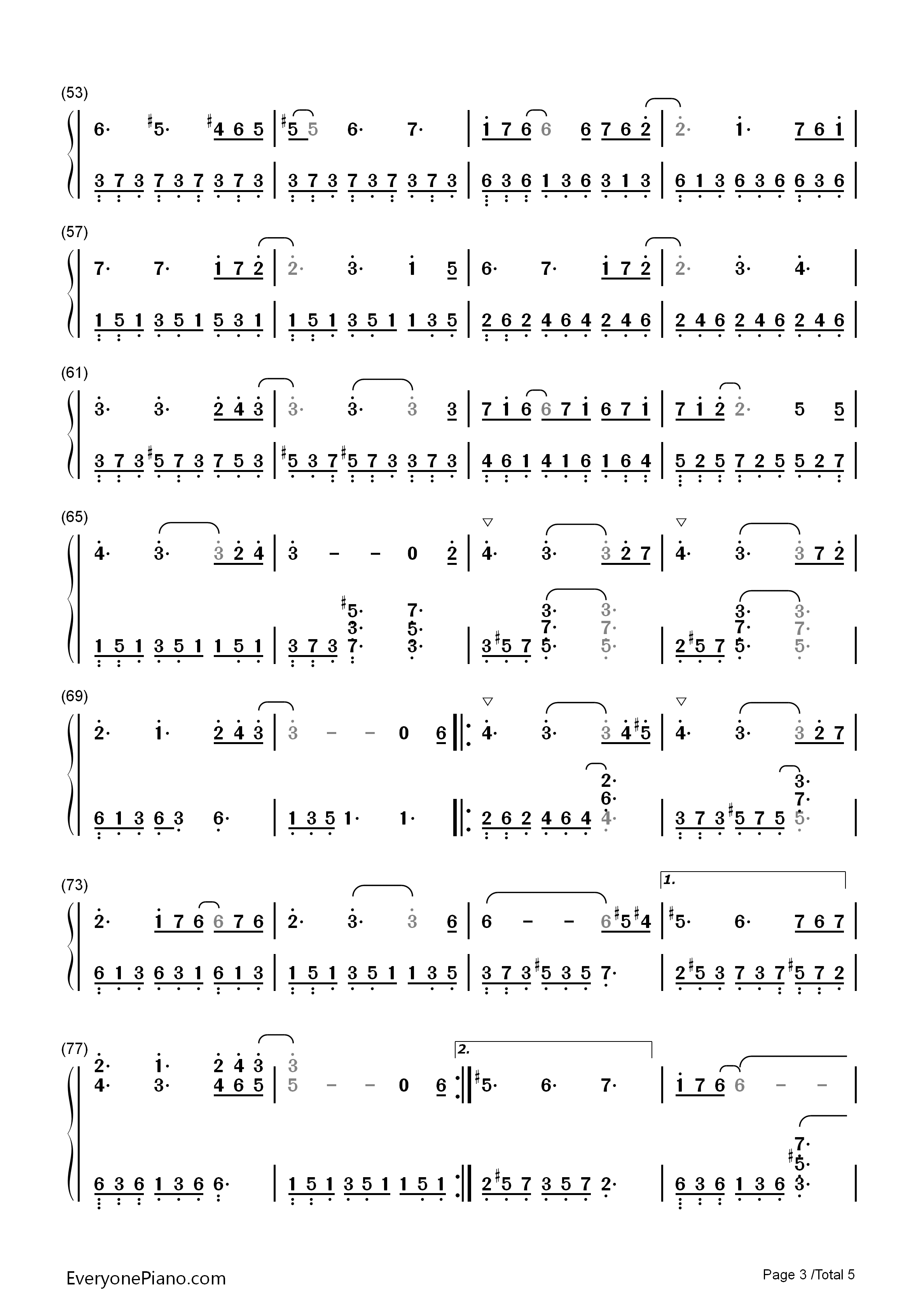Felitsa(费丽萨)钢琴简谱_雅尼演唱