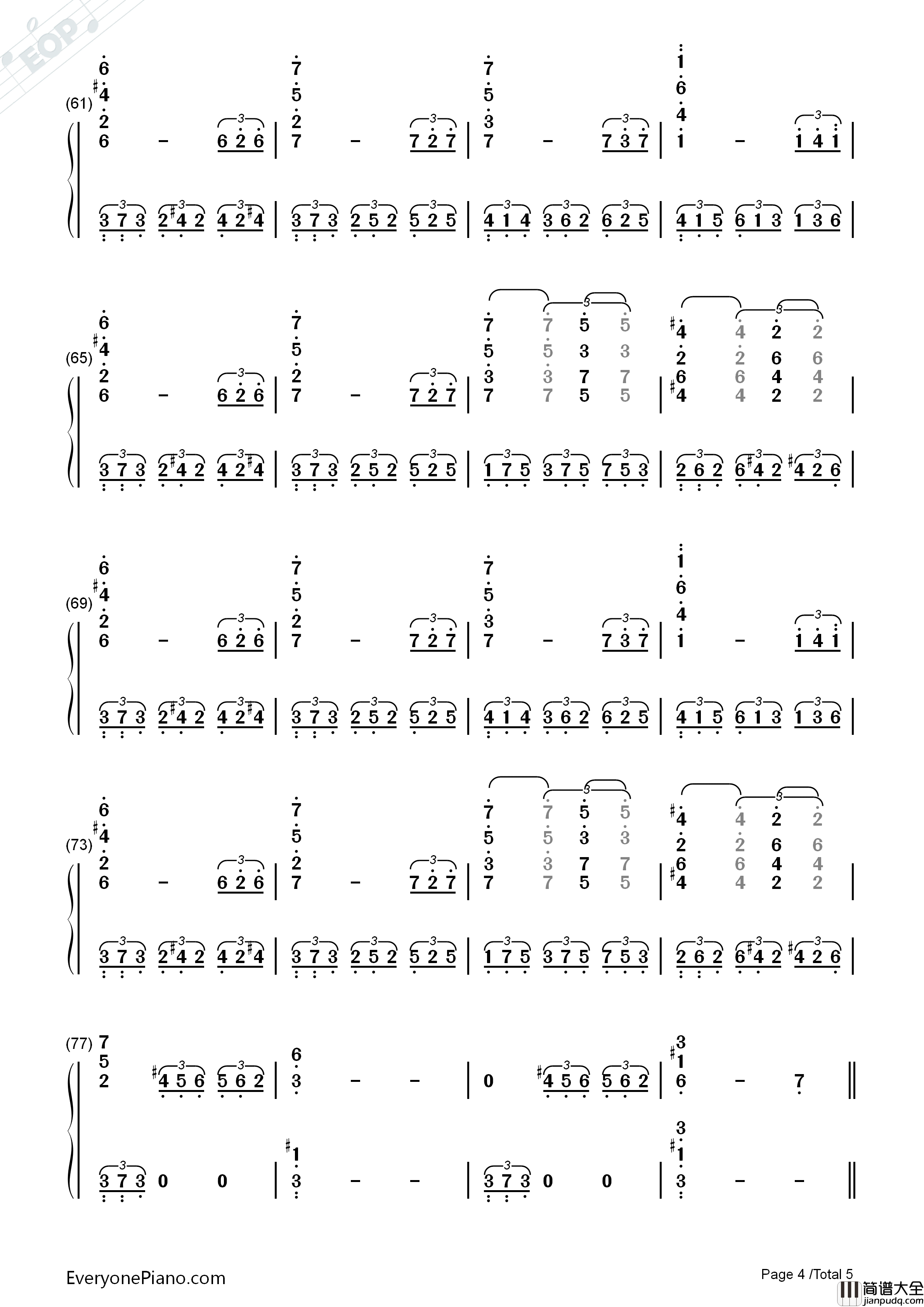 Shine_of_Eidos钢琴简谱_Falcom演唱