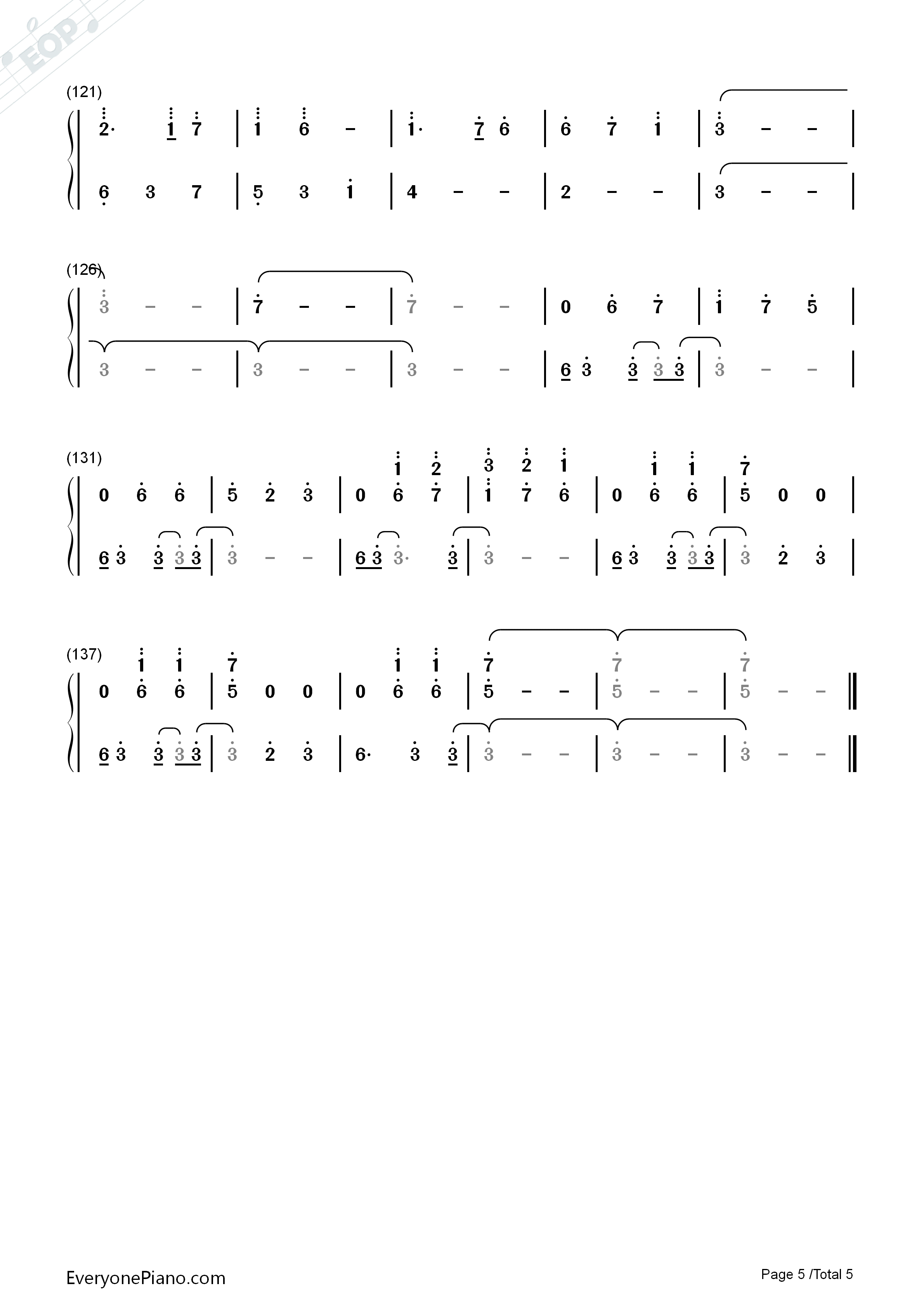 Arwen's_Vigil钢琴简谱_The_Piano_Guys演唱