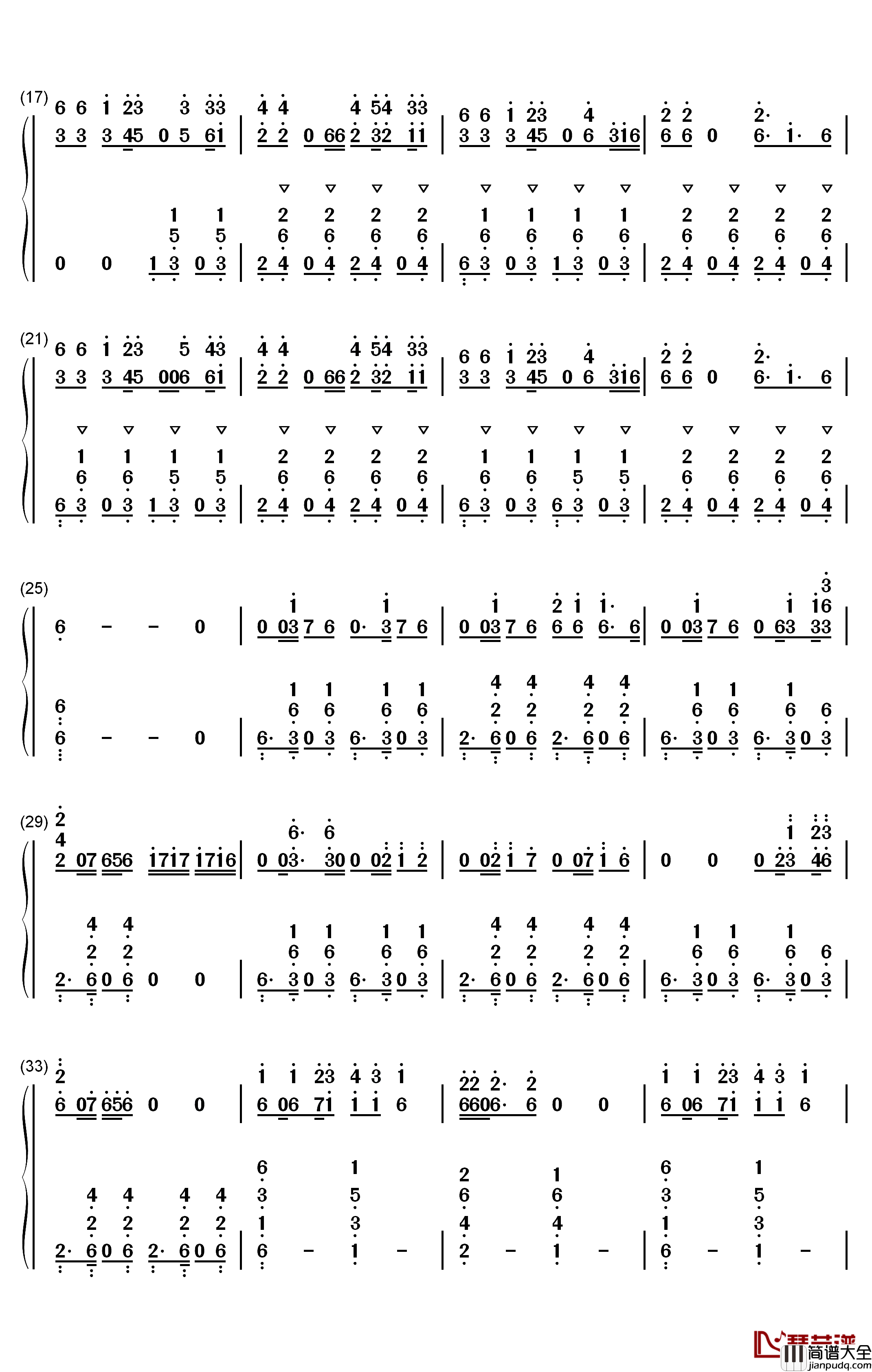 Liar钢琴简谱_数字双手_Camila_Cabello