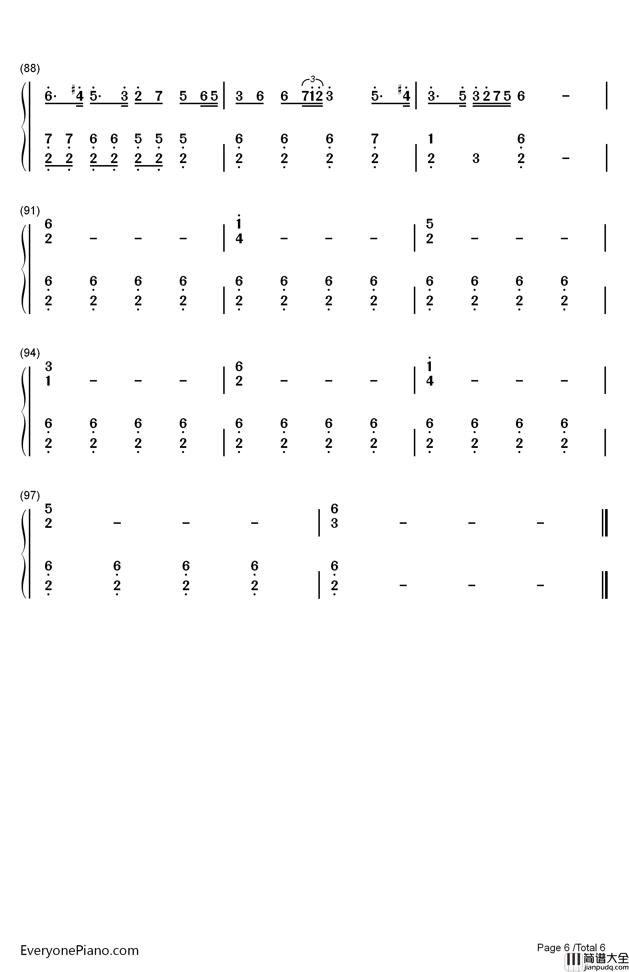 The_Battle_of_Aughrim钢琴简谱_数字双手_Na_Casaidigh