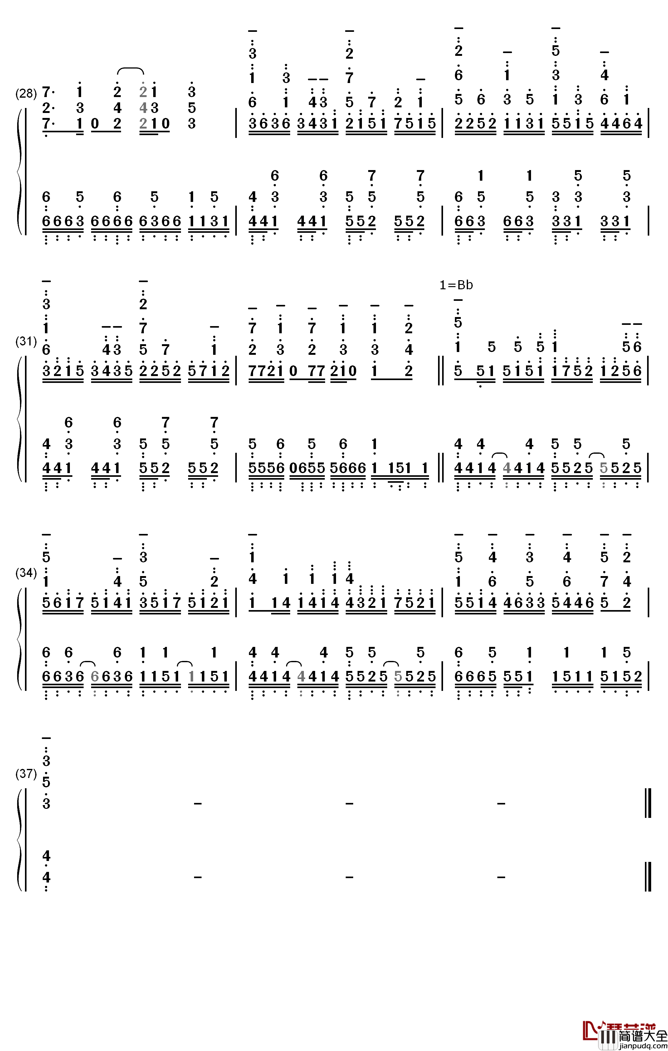Chronos钢琴简谱_数字双手_Stereo_Dive_Foundation