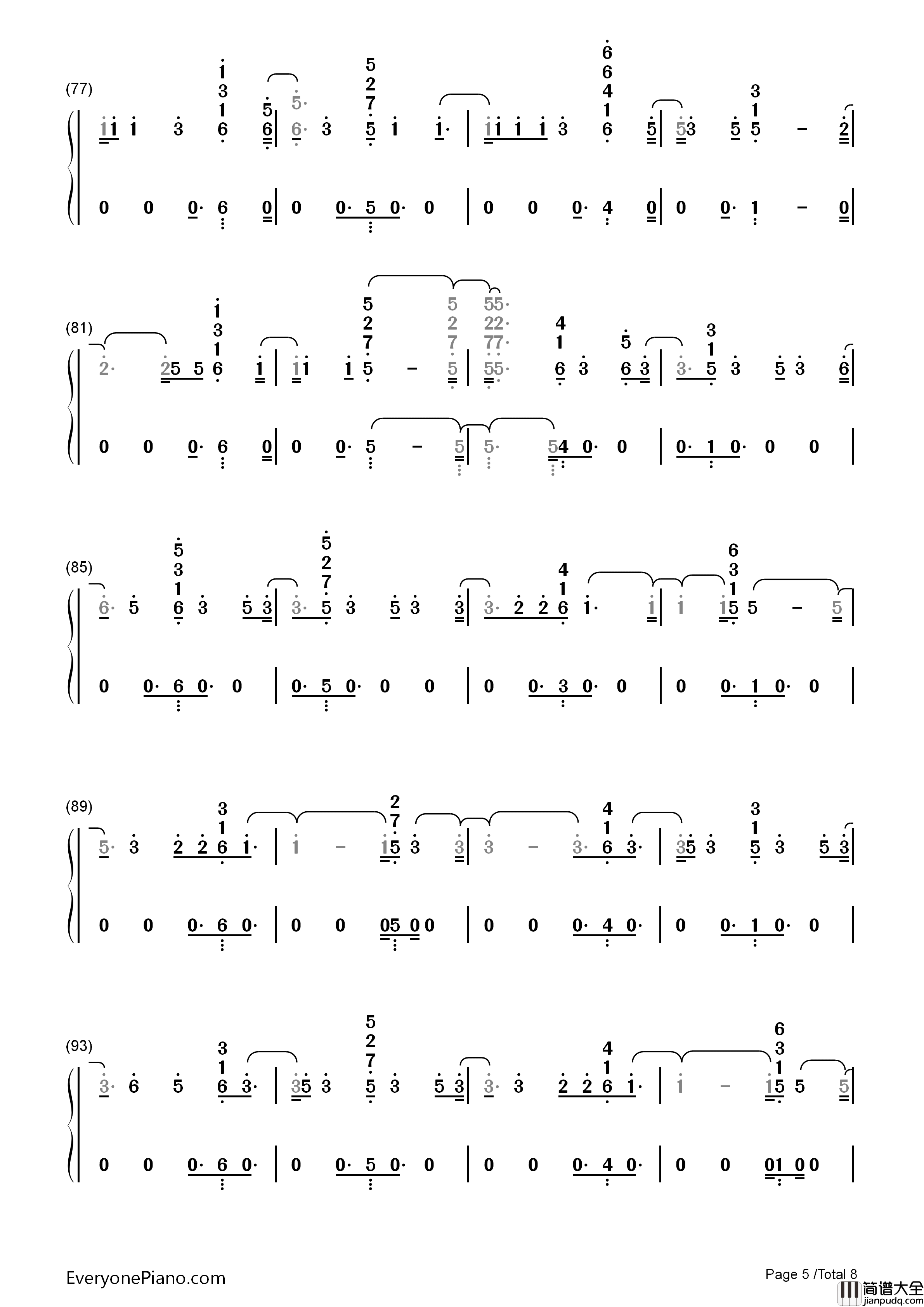 Learn_To_Let_Go钢琴简谱_Kesha演唱