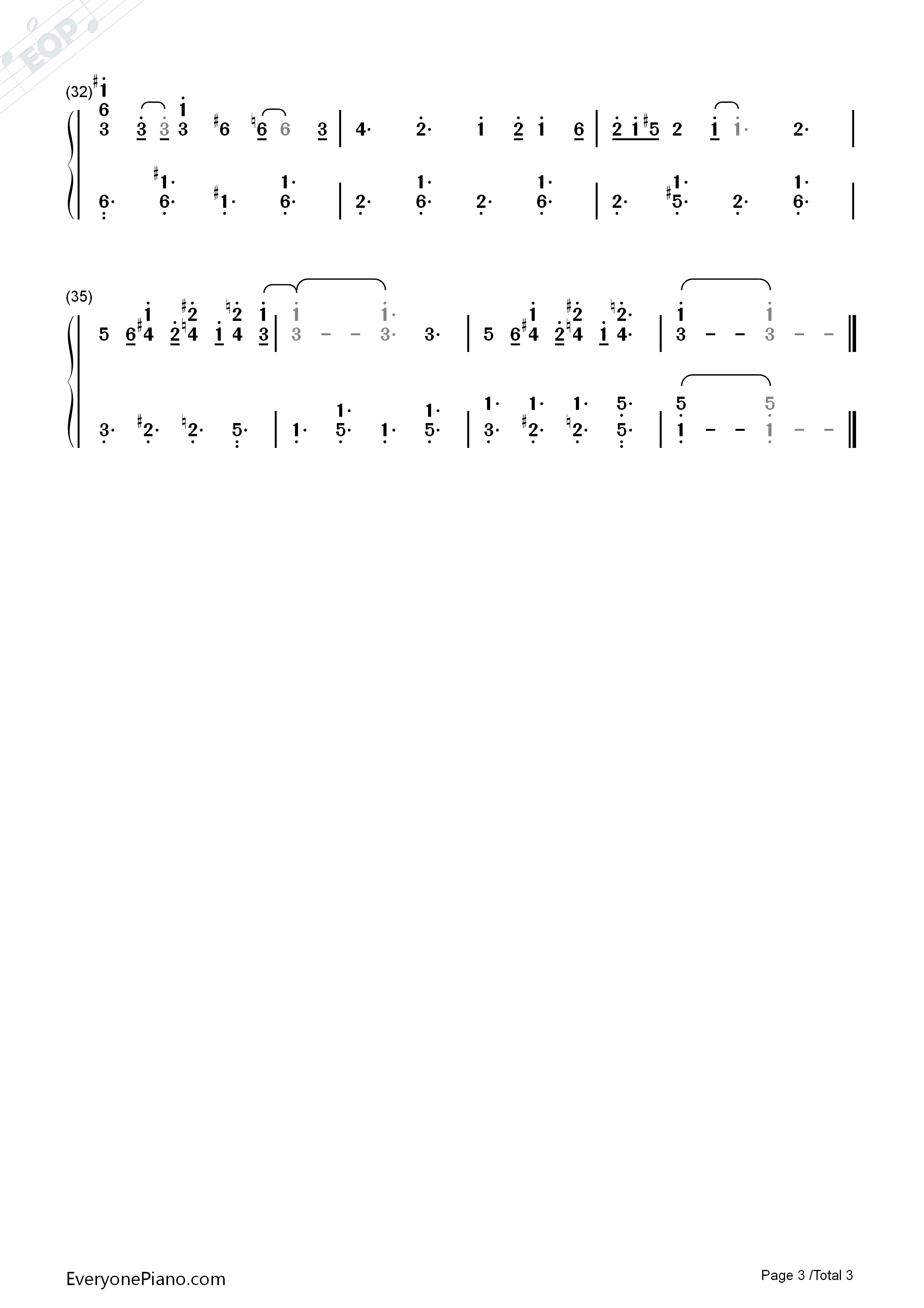 Dream_A_Little_Dream_Of_Me钢琴简谱_Yiruma 李闰珉演唱