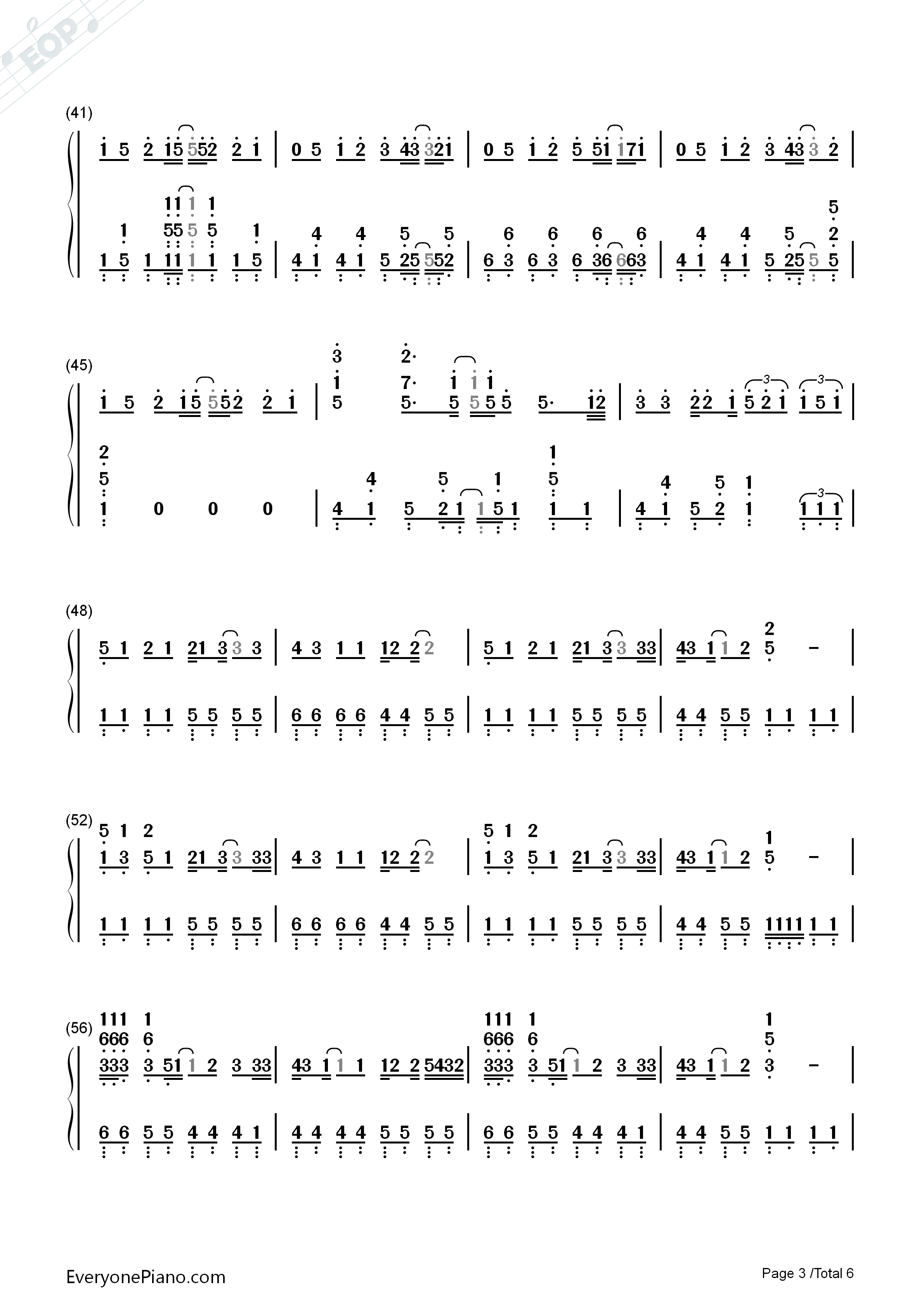 ハッピーシンセサイザ钢琴简谱_EasyPop演唱