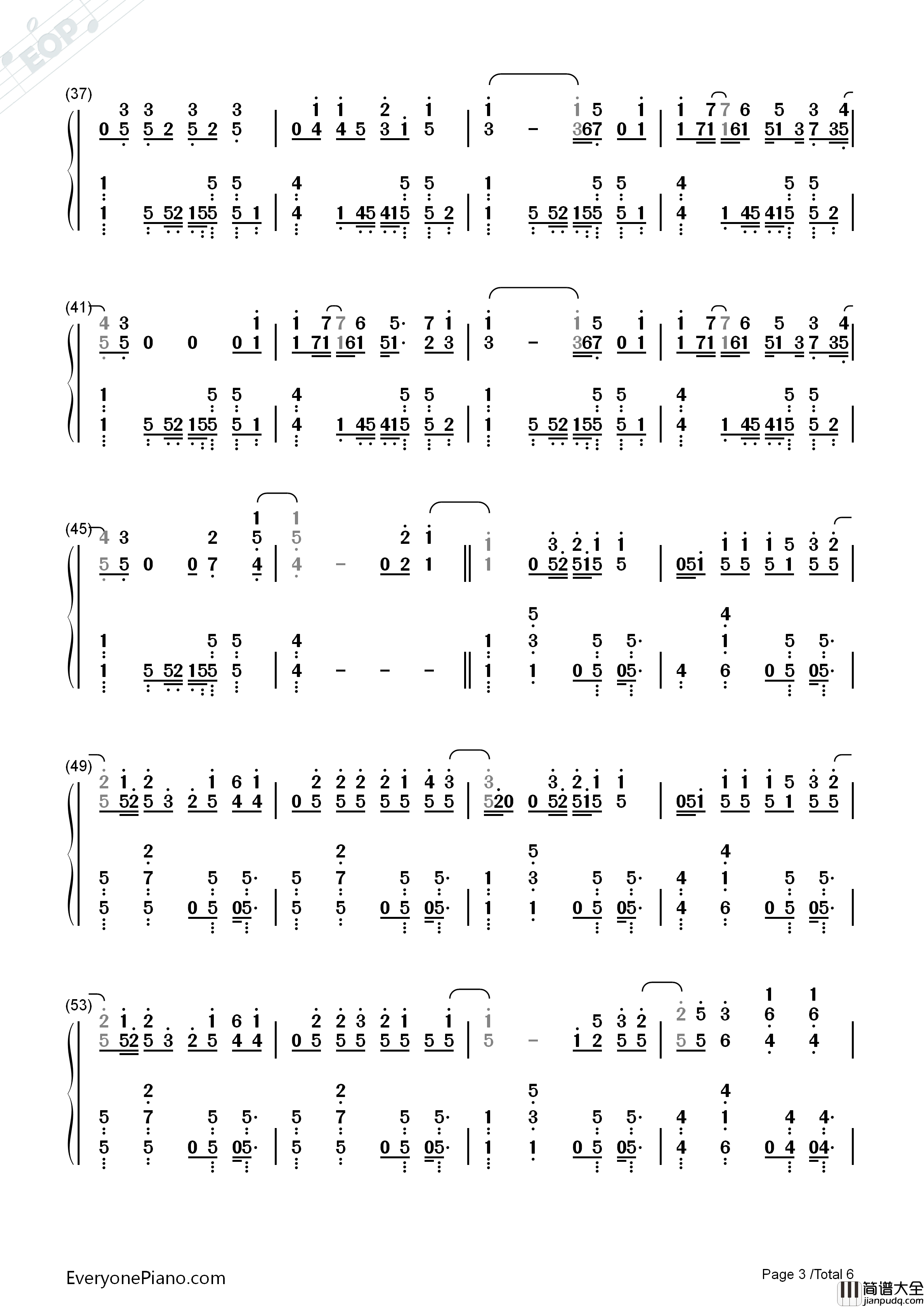 22钢琴简谱_Taylor_Swift演唱
