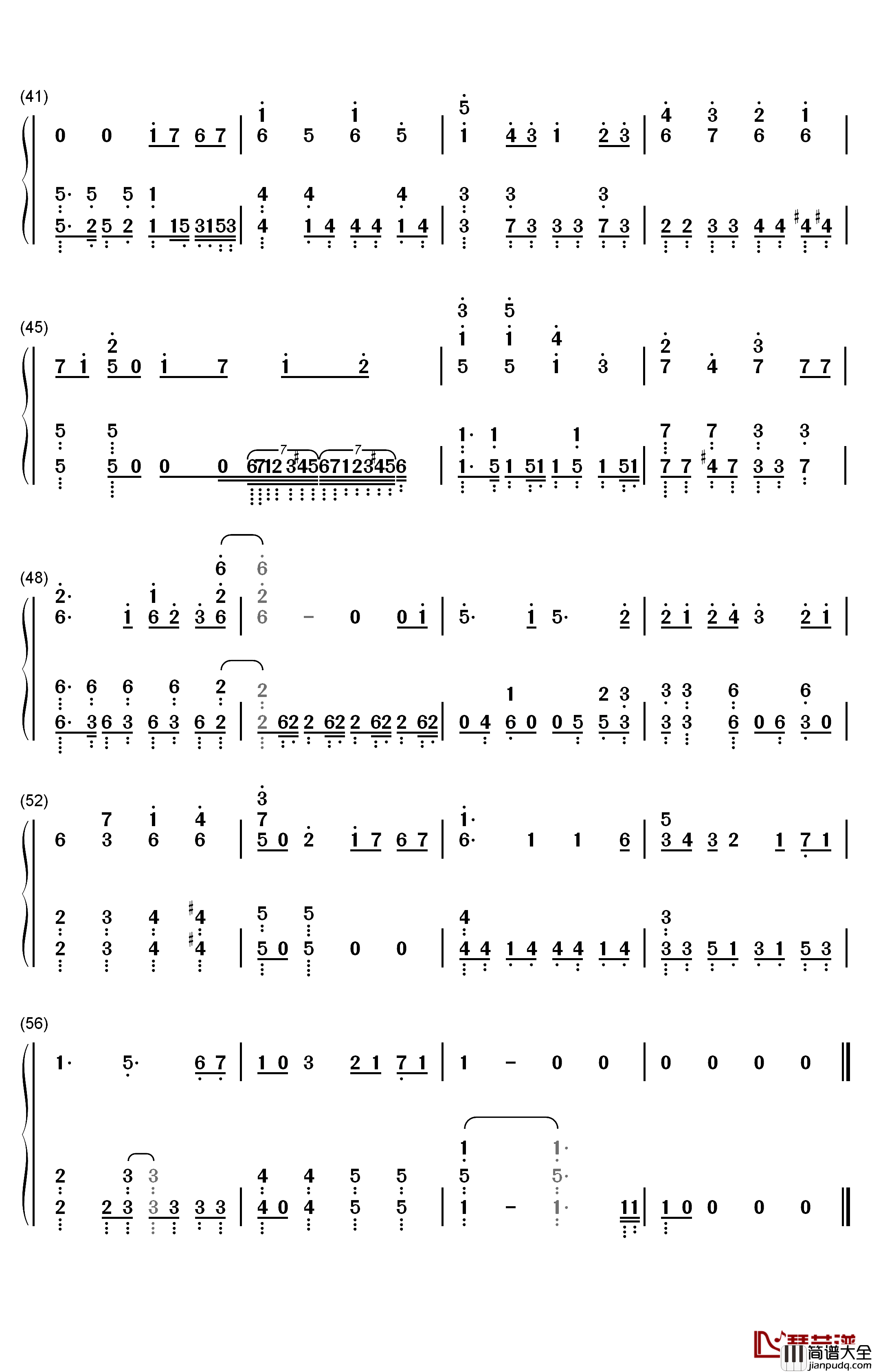 Can_now_Can_now钢琴简谱_数字双手_Study