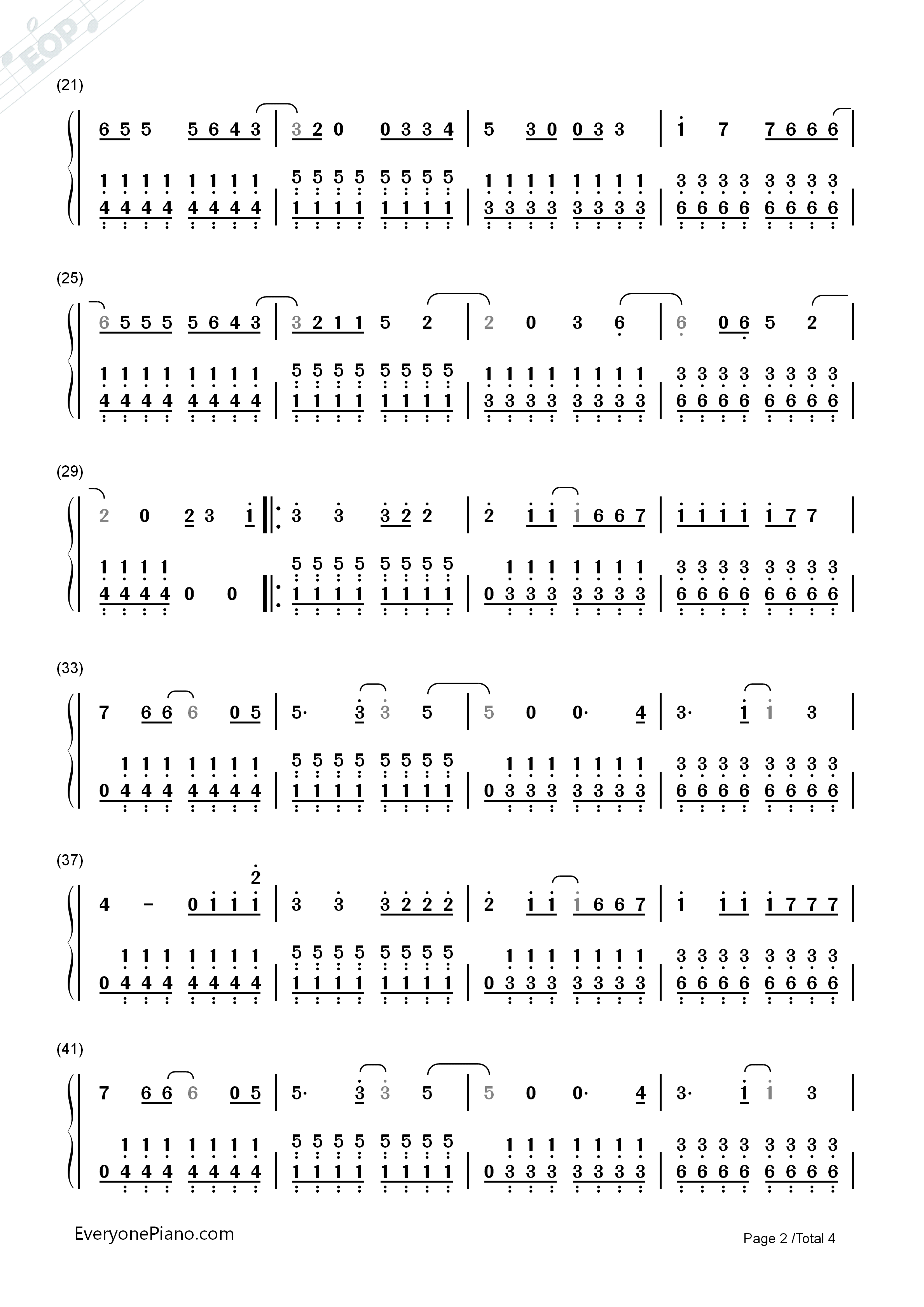 She_Looks_So_Perfect钢琴简谱_5_Seconds_of_Summer演唱