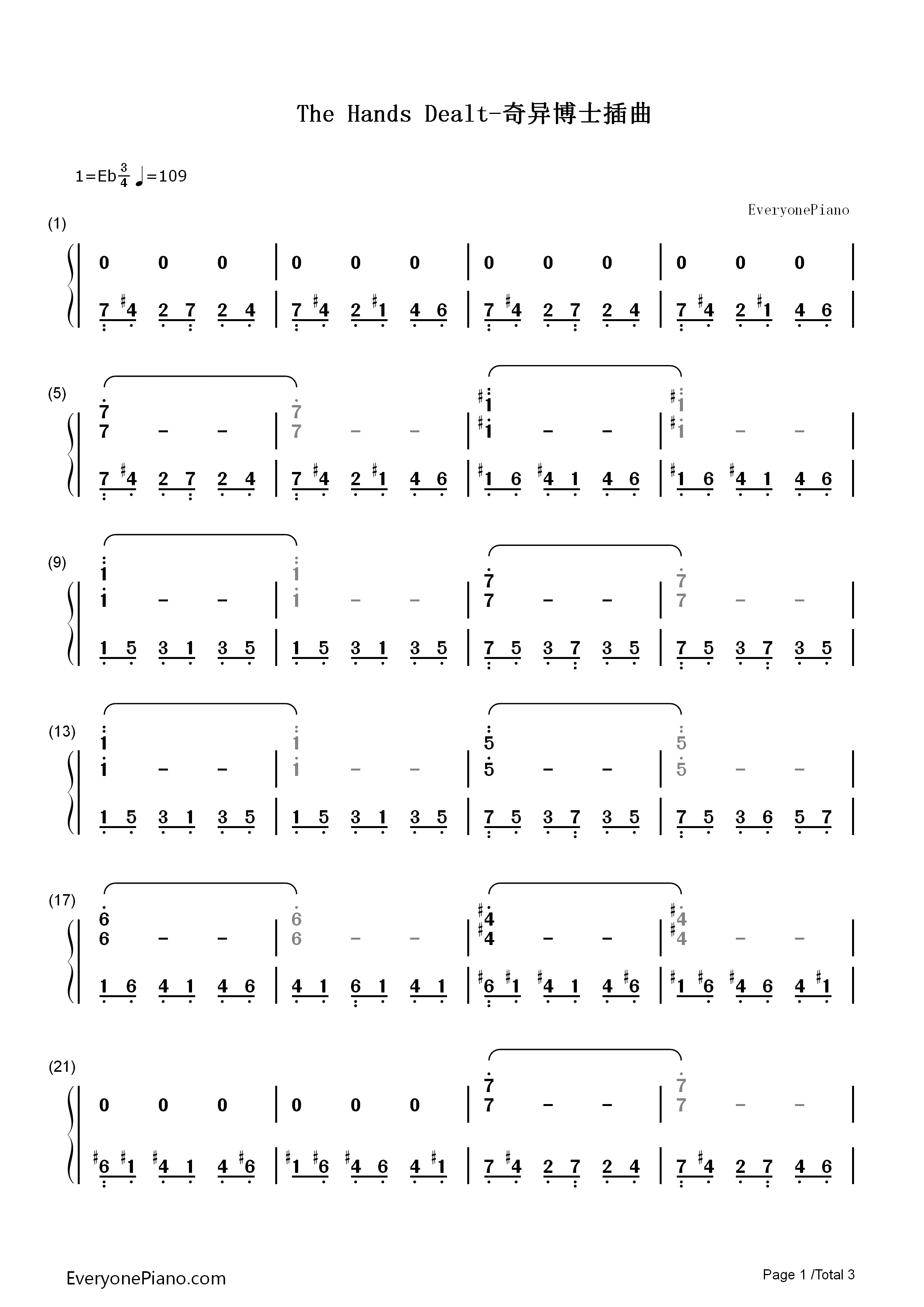 The_Hands_Dealt钢琴简谱_Michael_Giacchino演唱