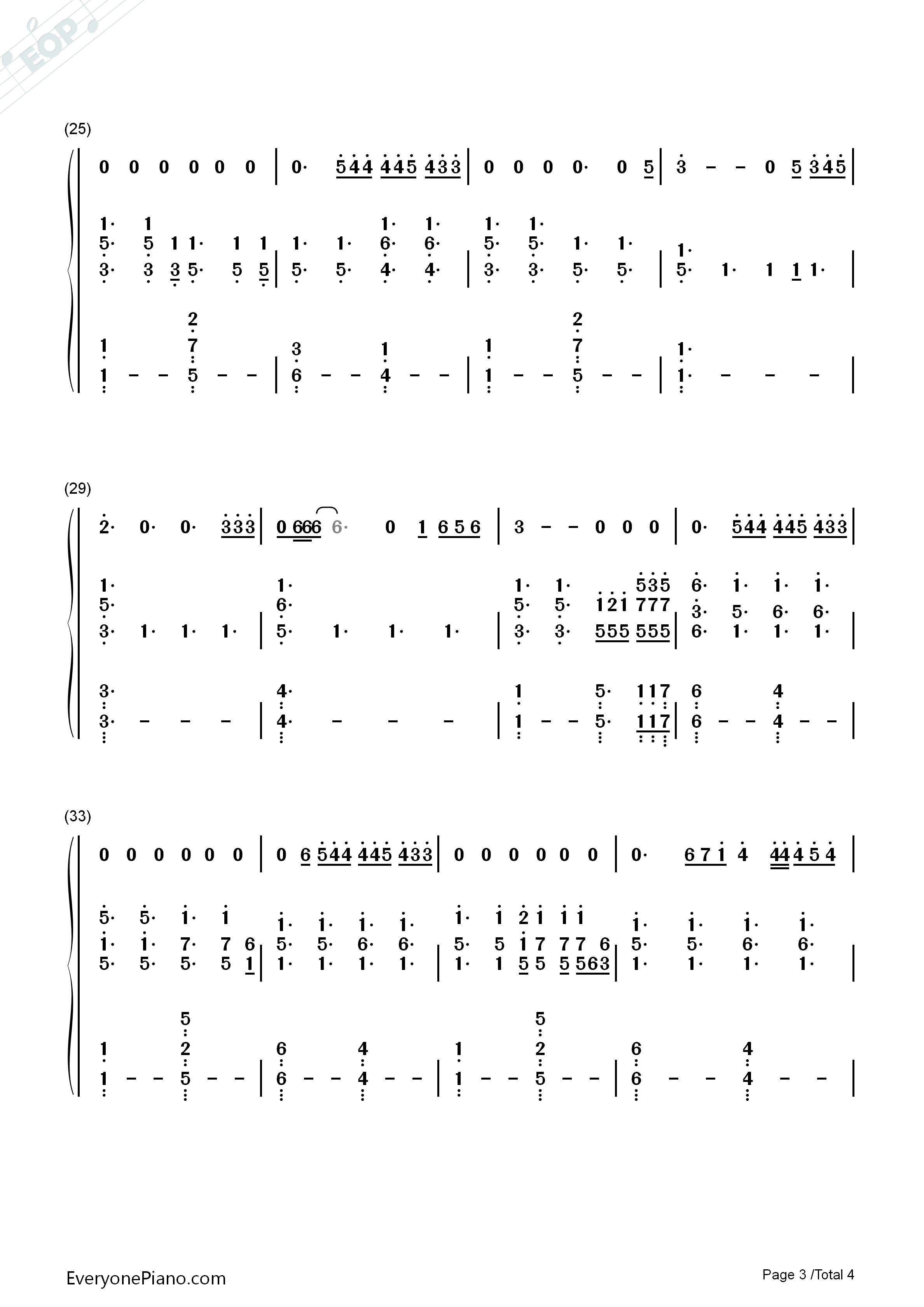 Say_Something完整版钢琴简谱_A_Great_Big_World__Christina_Aguilera演唱