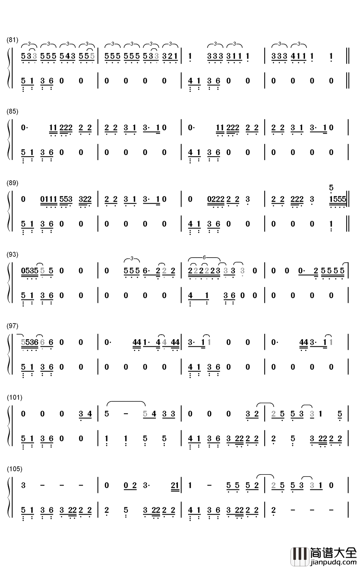 Love钢琴简谱_数字双手_Kendrick_Lamar