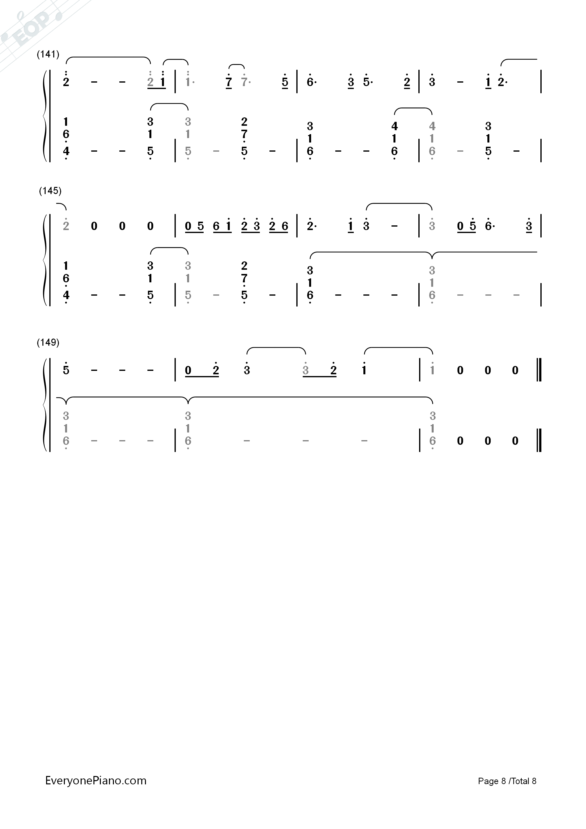 I_Remember_You钢琴简谱_Tom_Chaplin演唱