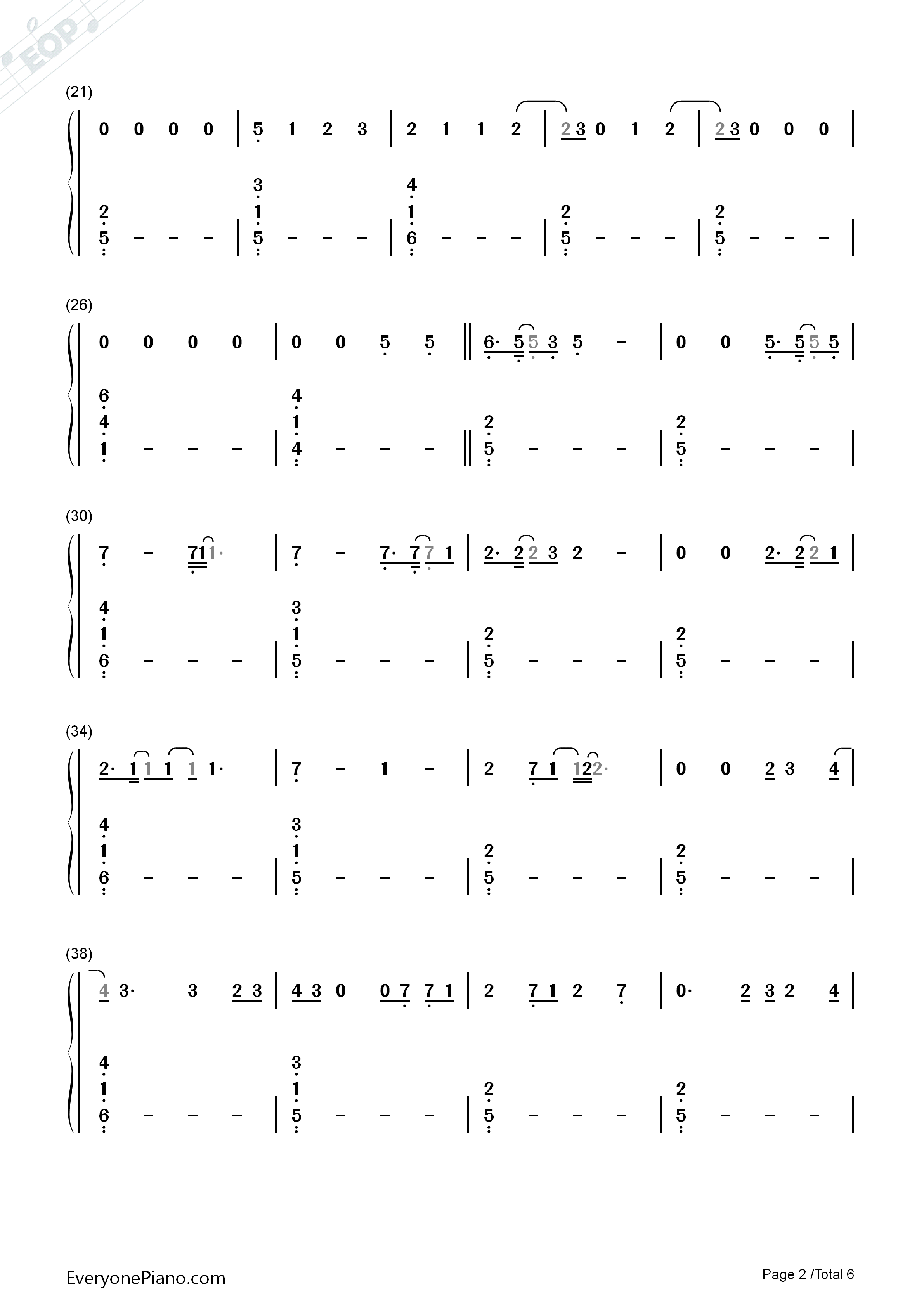 Say_Something_Loving钢琴简谱_The_XX演唱