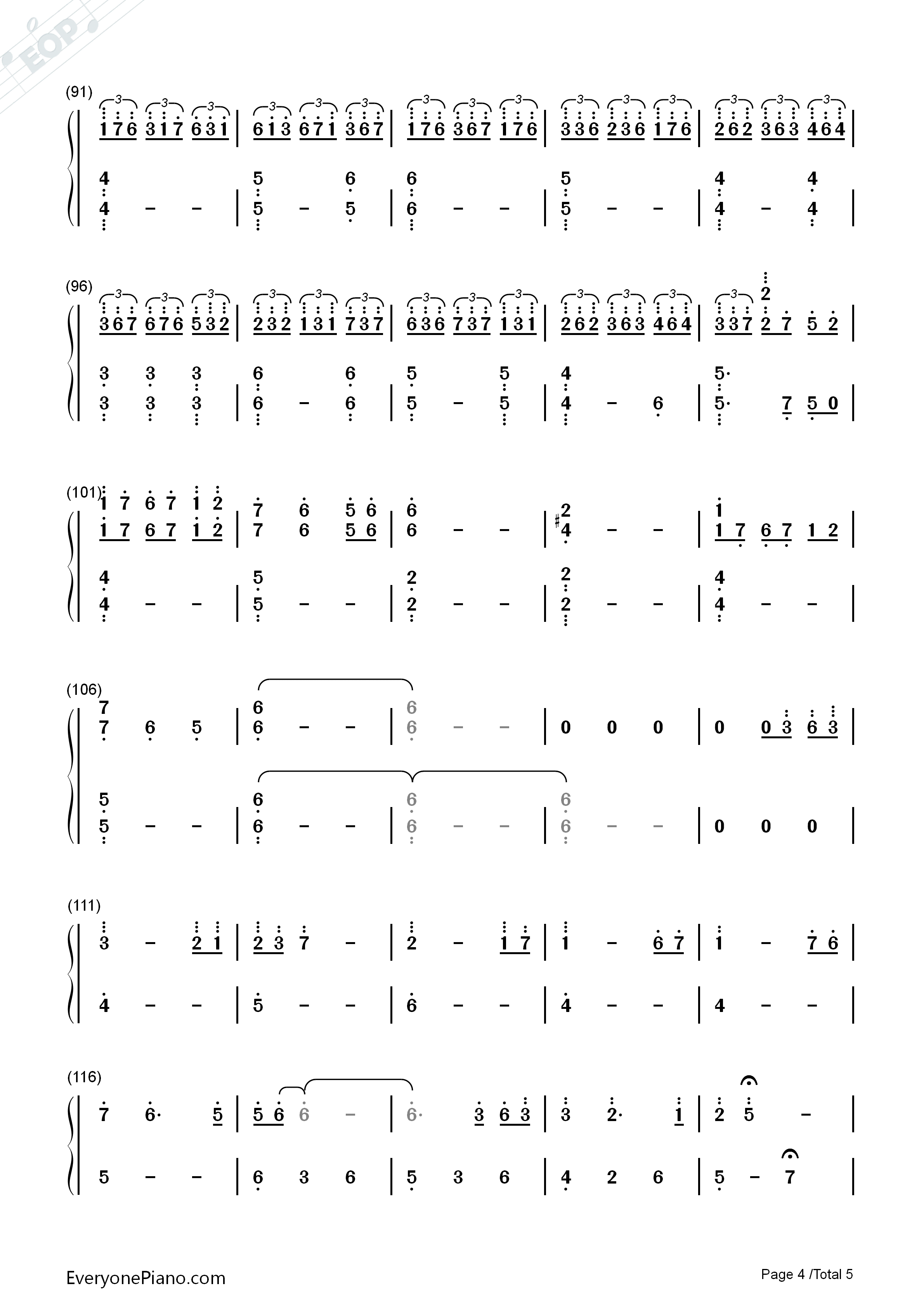 Arwen's_Vigil钢琴简谱_The_Piano_Guys演唱