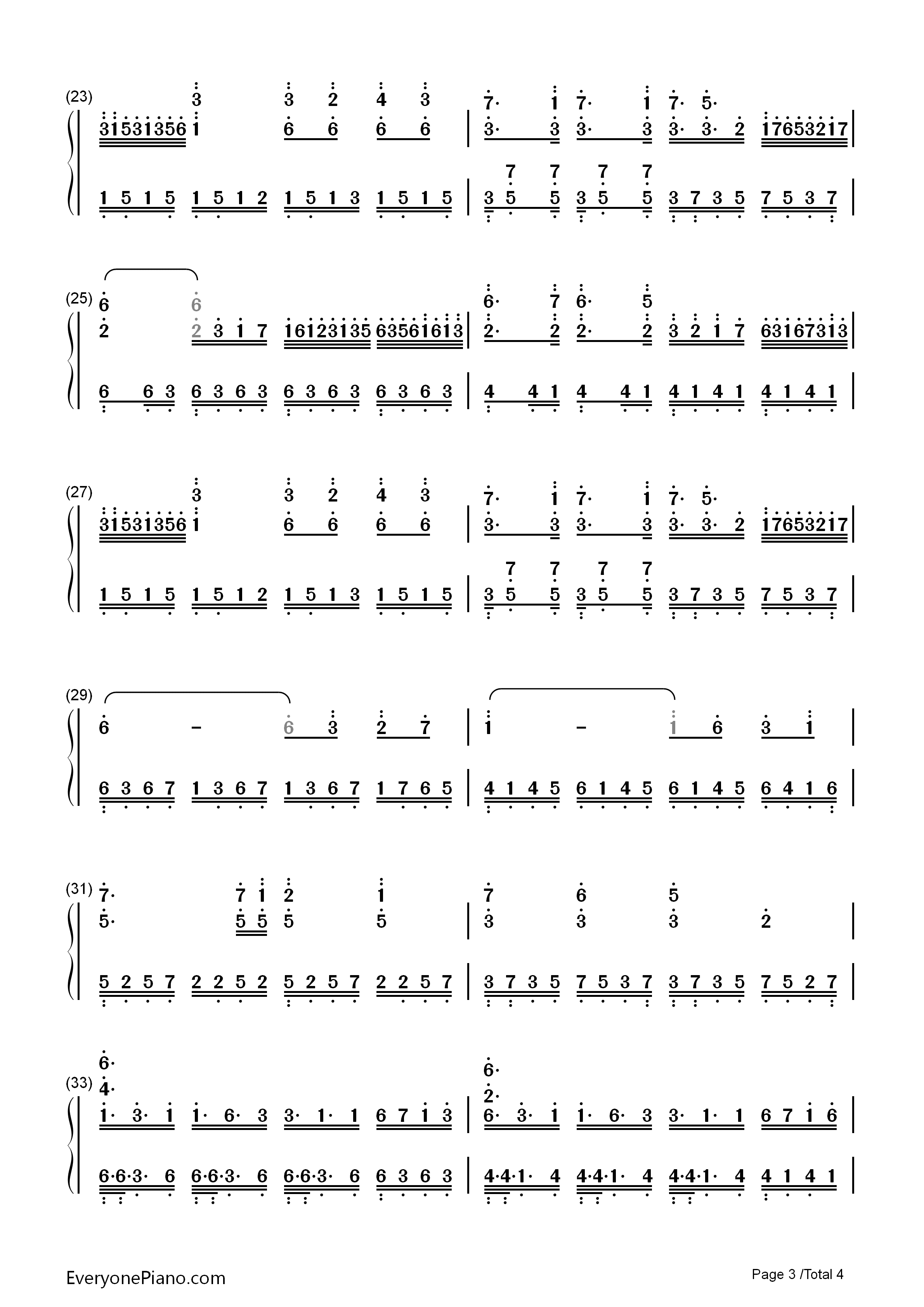Take_Flight钢琴简谱_Lindsey_Stirling演唱