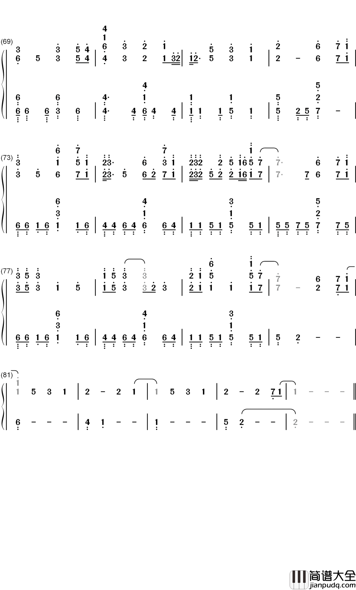 Can_We_Kiss_Forever钢琴简谱_数字双手_Kina_Adriana_Proenza