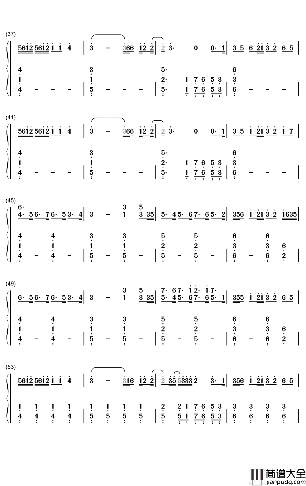 Still_Have_Me钢琴简谱_数字双手_Demi_Lovato